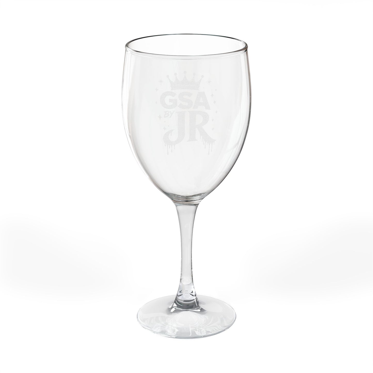 Engraved 10.5 oz Wine Glass