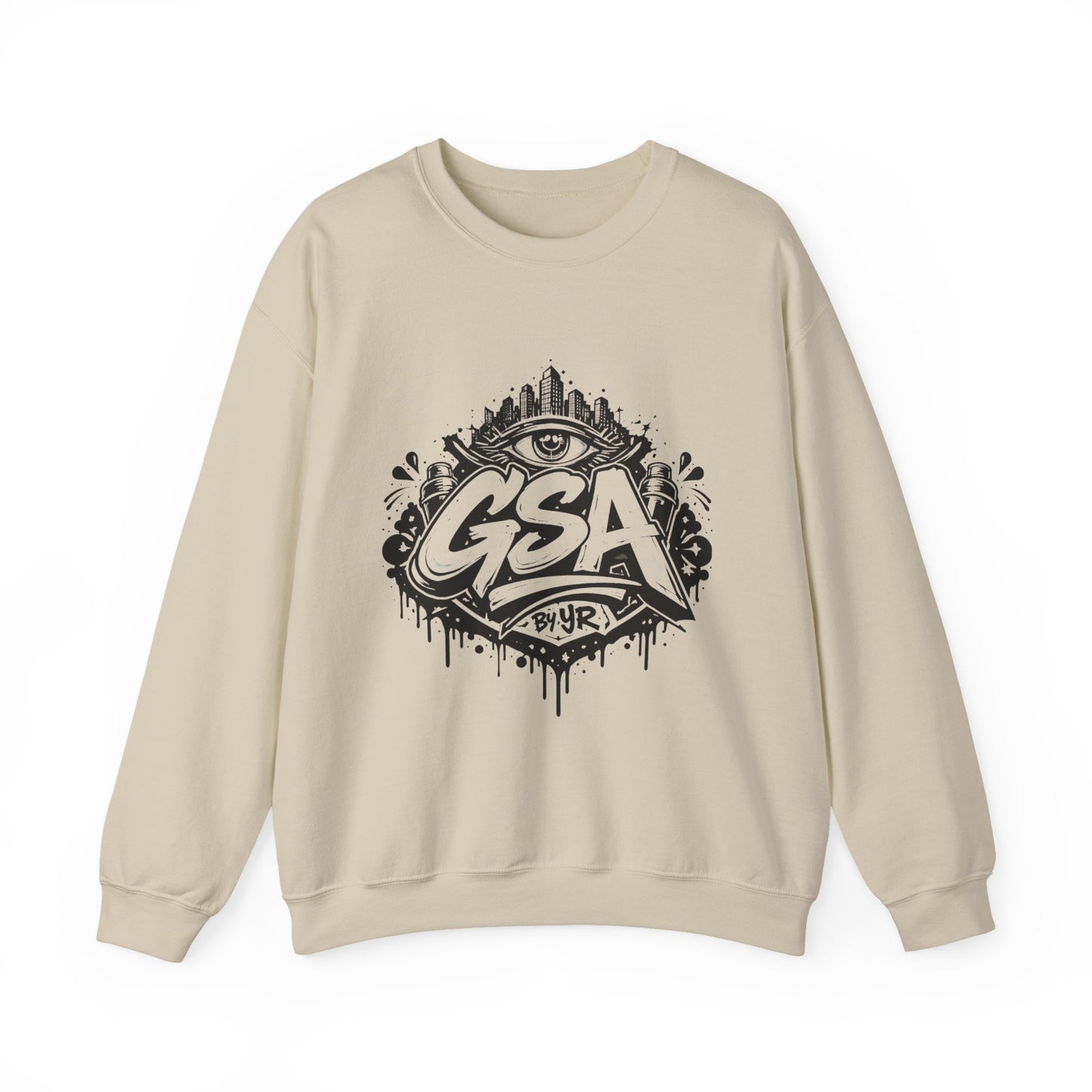 GSA BY JR Graffiti Eye Streetwear Crewneck