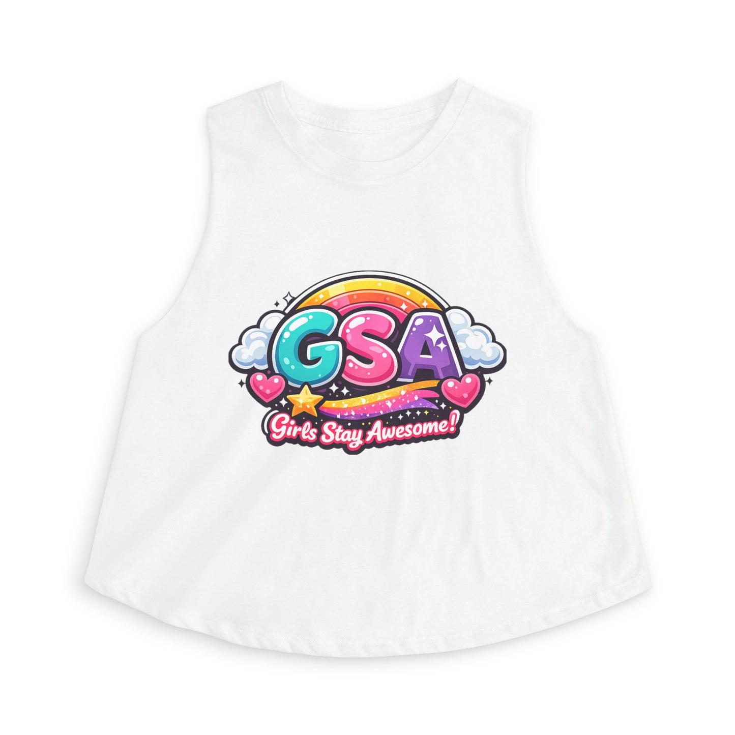 GSA BY JR ' Girls Stay Awesome Crop Top