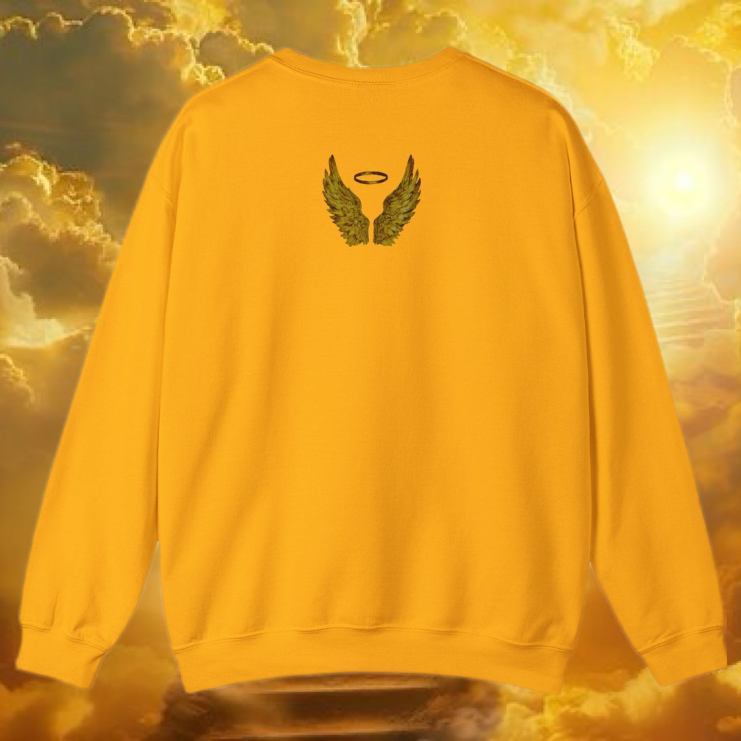 When Pigs Fly Sweatshirt ( Blue/ Gold )