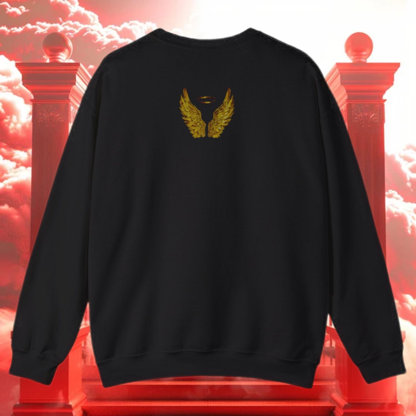 When Pigs Fly Sweatshirt ( Black/ Red )