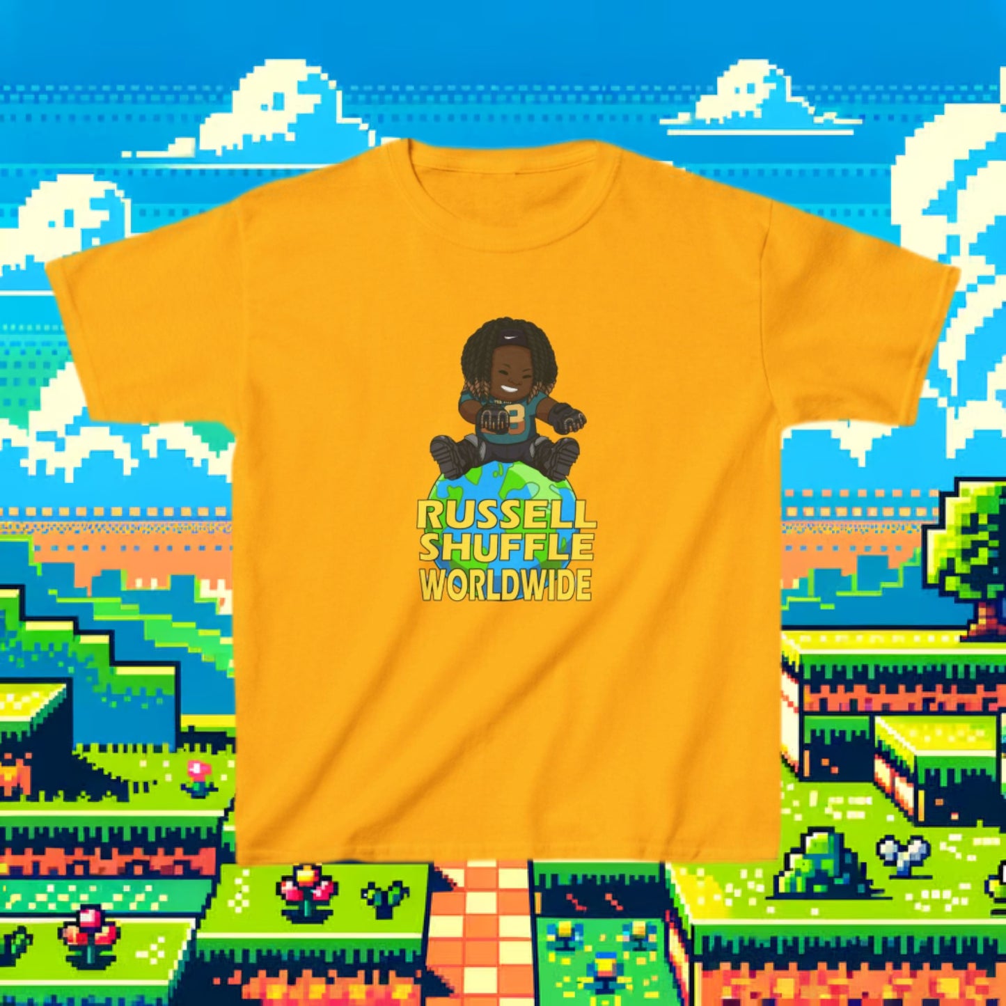 RUSSELL SHUFFLE KIDS TEE