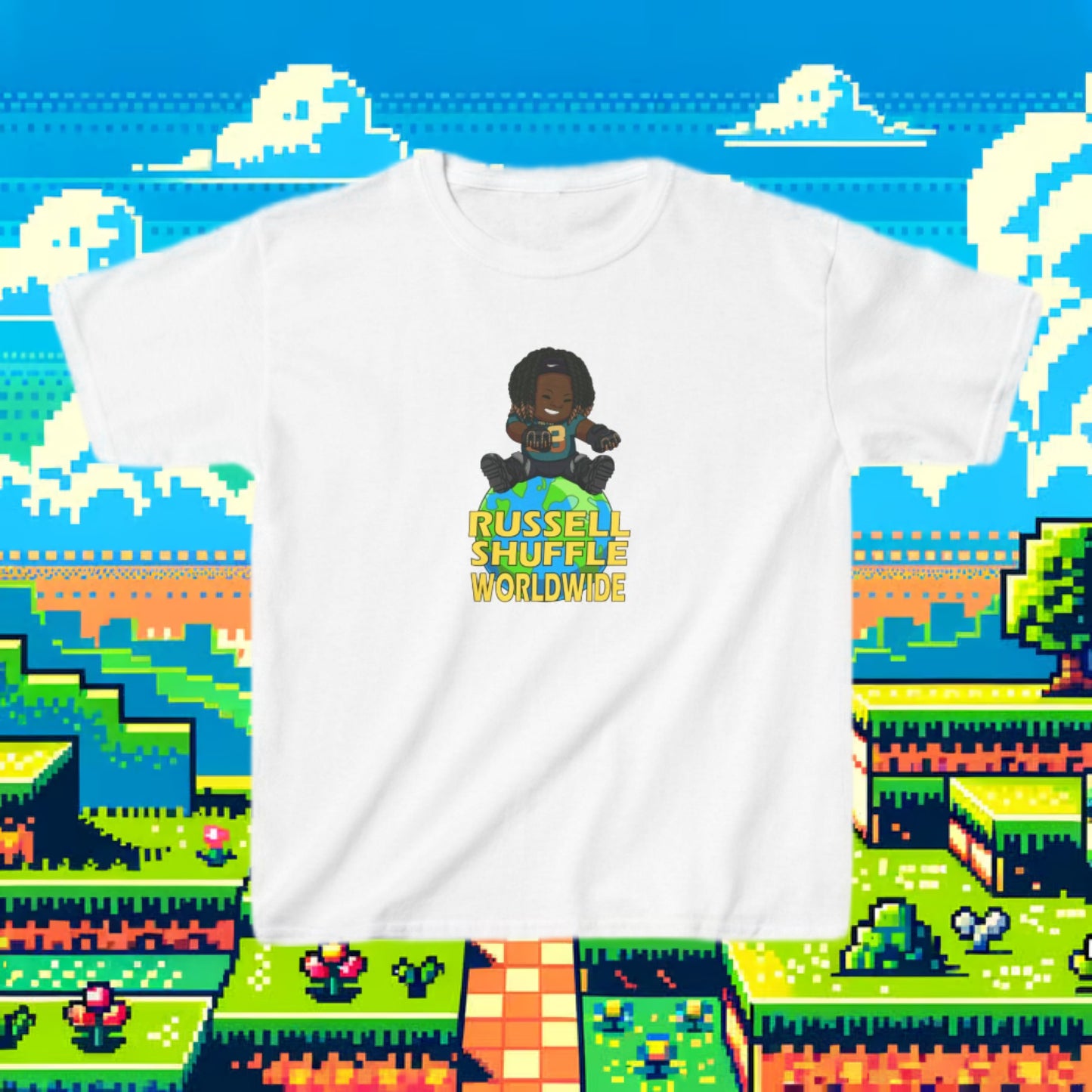 RUSSELL SHUFFLE KIDS TEE