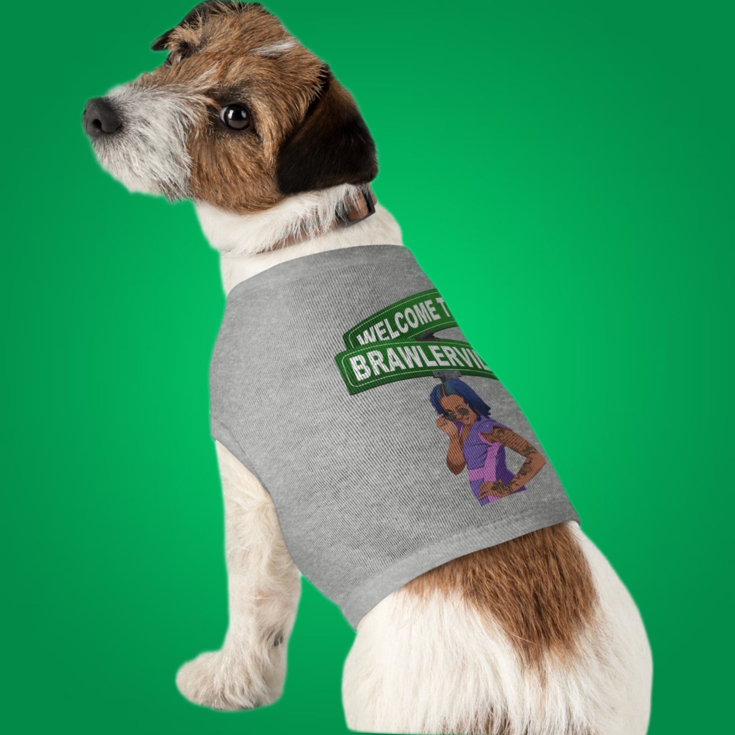 Britany Kay "Welcome to Brawlerville" Pet T-shirts