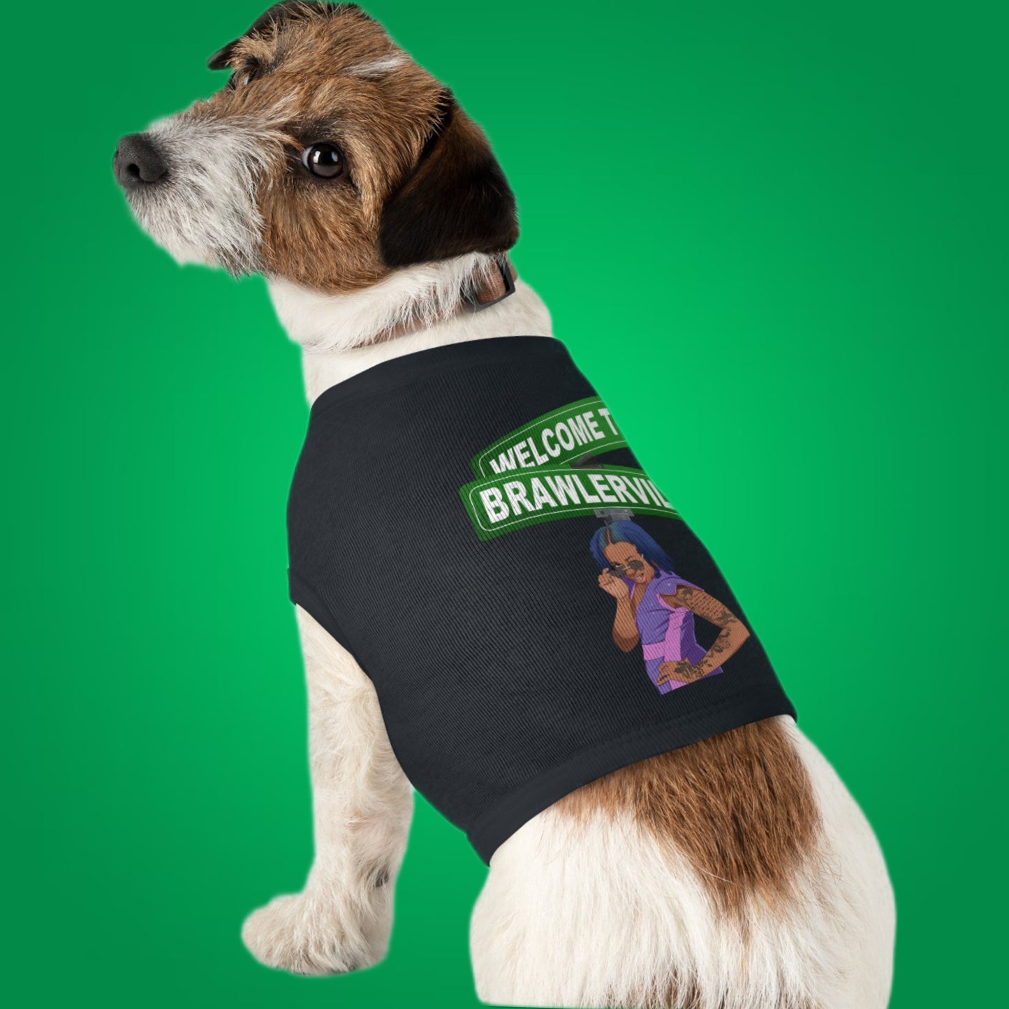 Britany Kay "Welcome to Brawlerville" Pet T-shirts