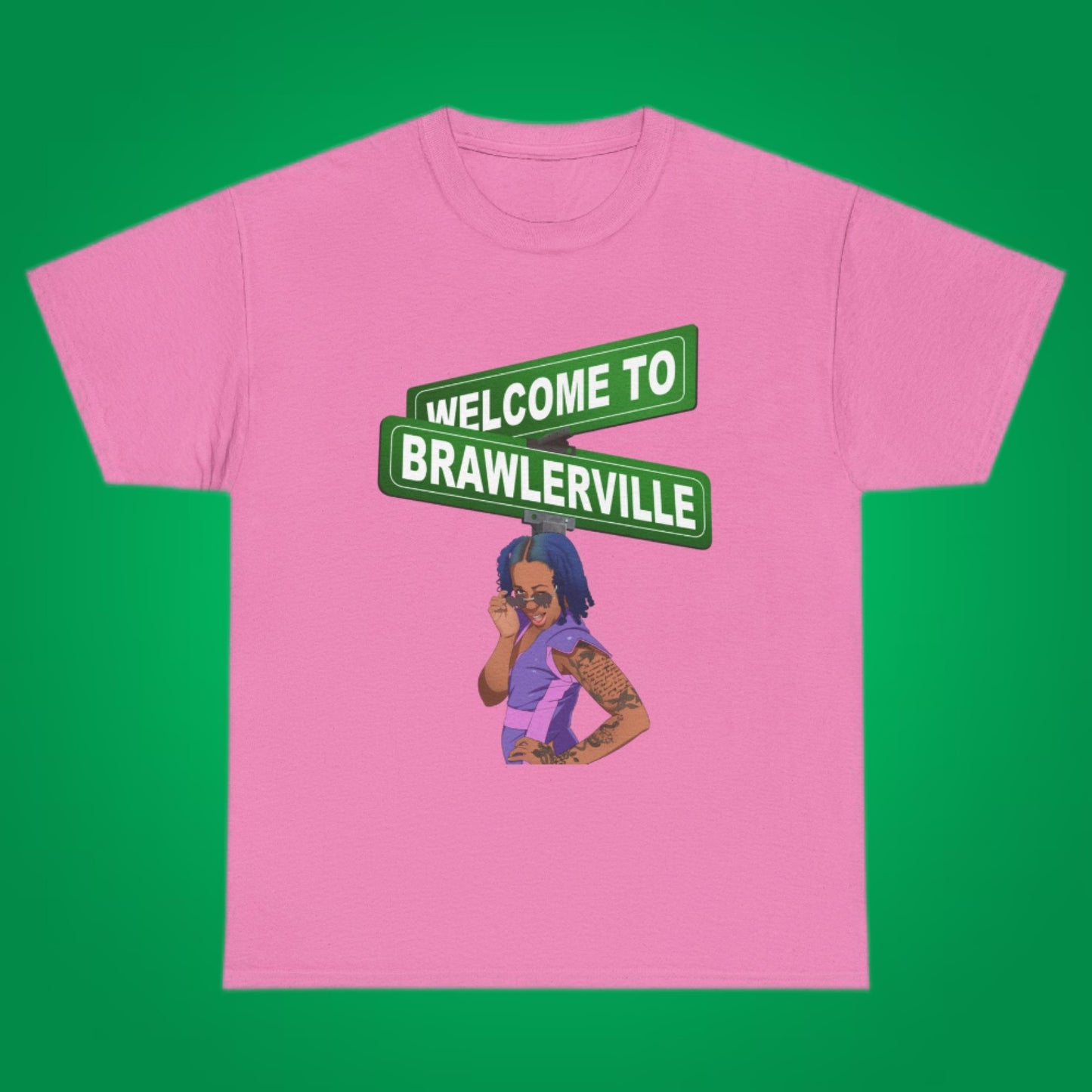 Britany Kay "Welcome to Brawlerville" Tee