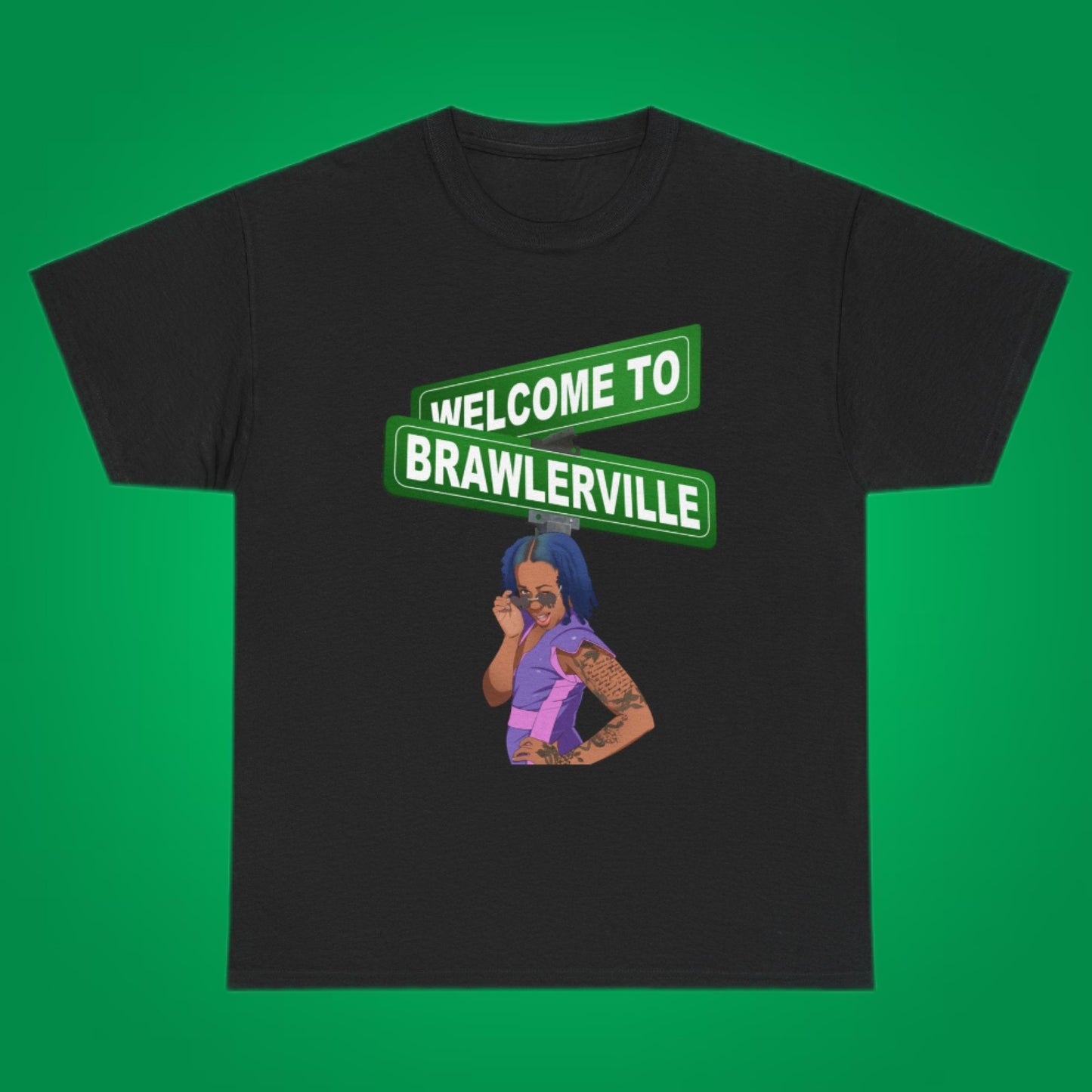 Britany Kay "Welcome to Brawlerville" Tee