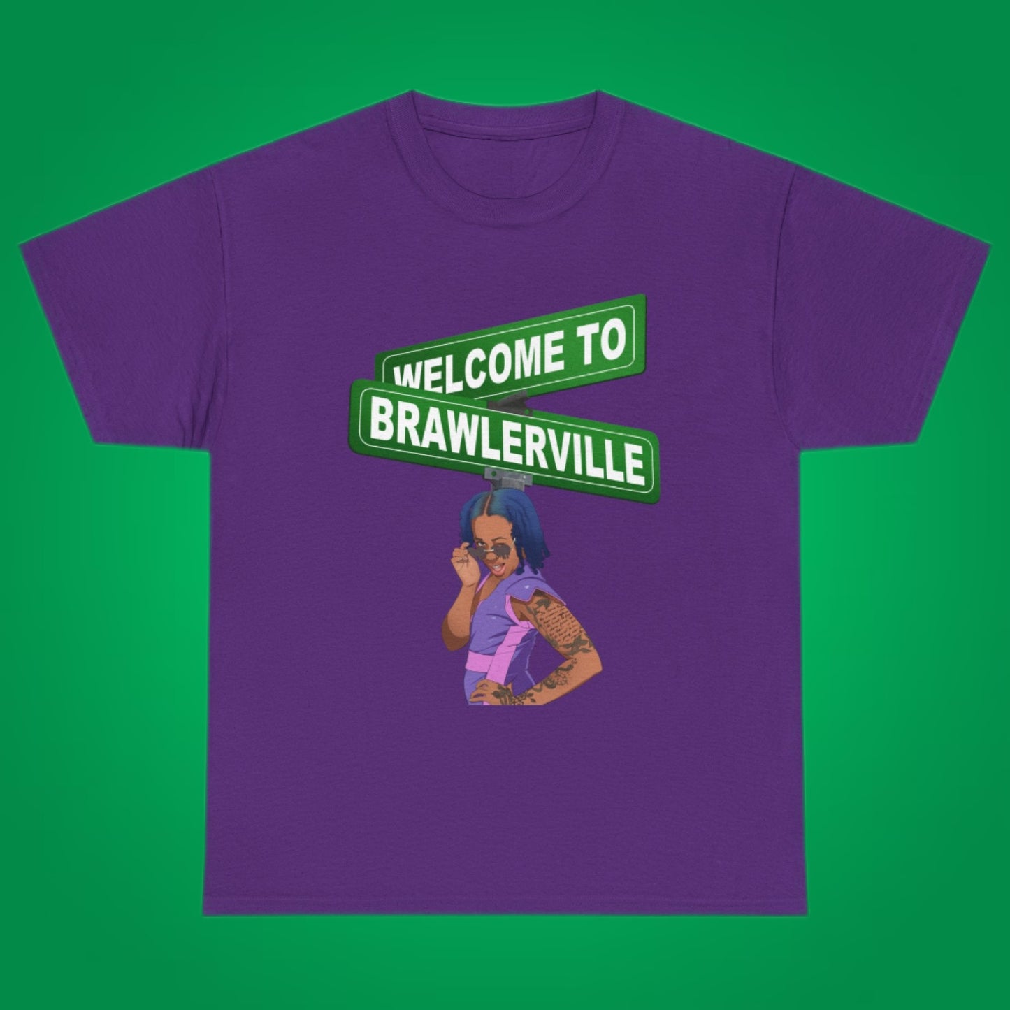 Britany Kay "Welcome to Brawlerville" Tee