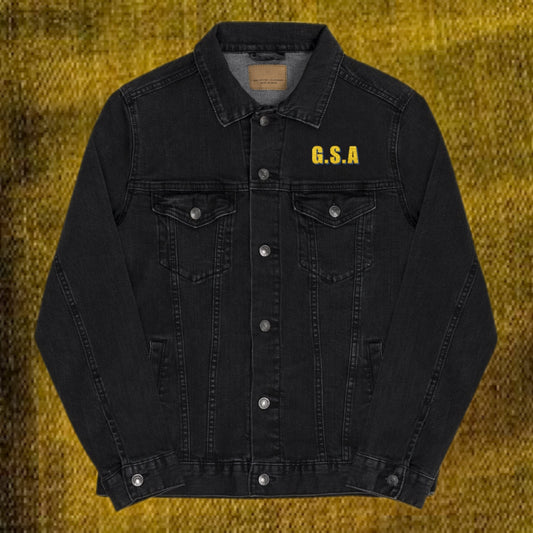 GSA BY JR Embroidered Unisex Denim Jacket