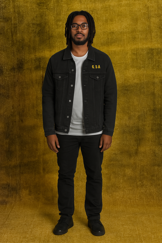 GSA BY JR Embroidered Unisex Denim Jacket