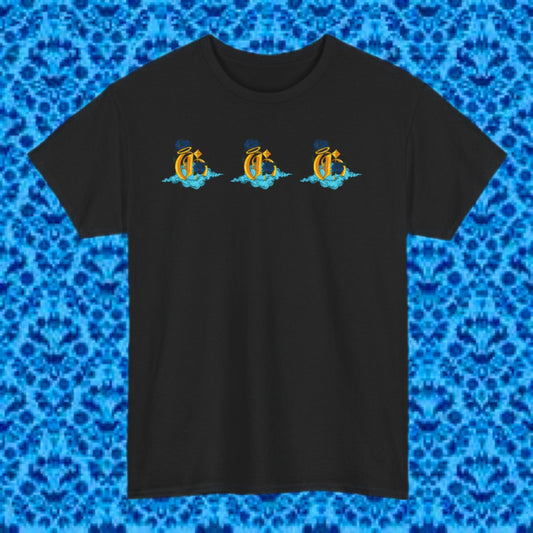 Godly Tee ( Blue/ Yellow )