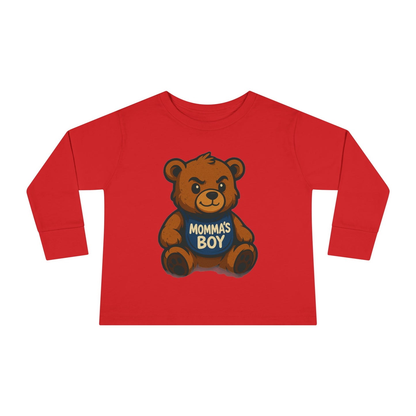 Momma's Boy Long Sleeve Toddler Tee