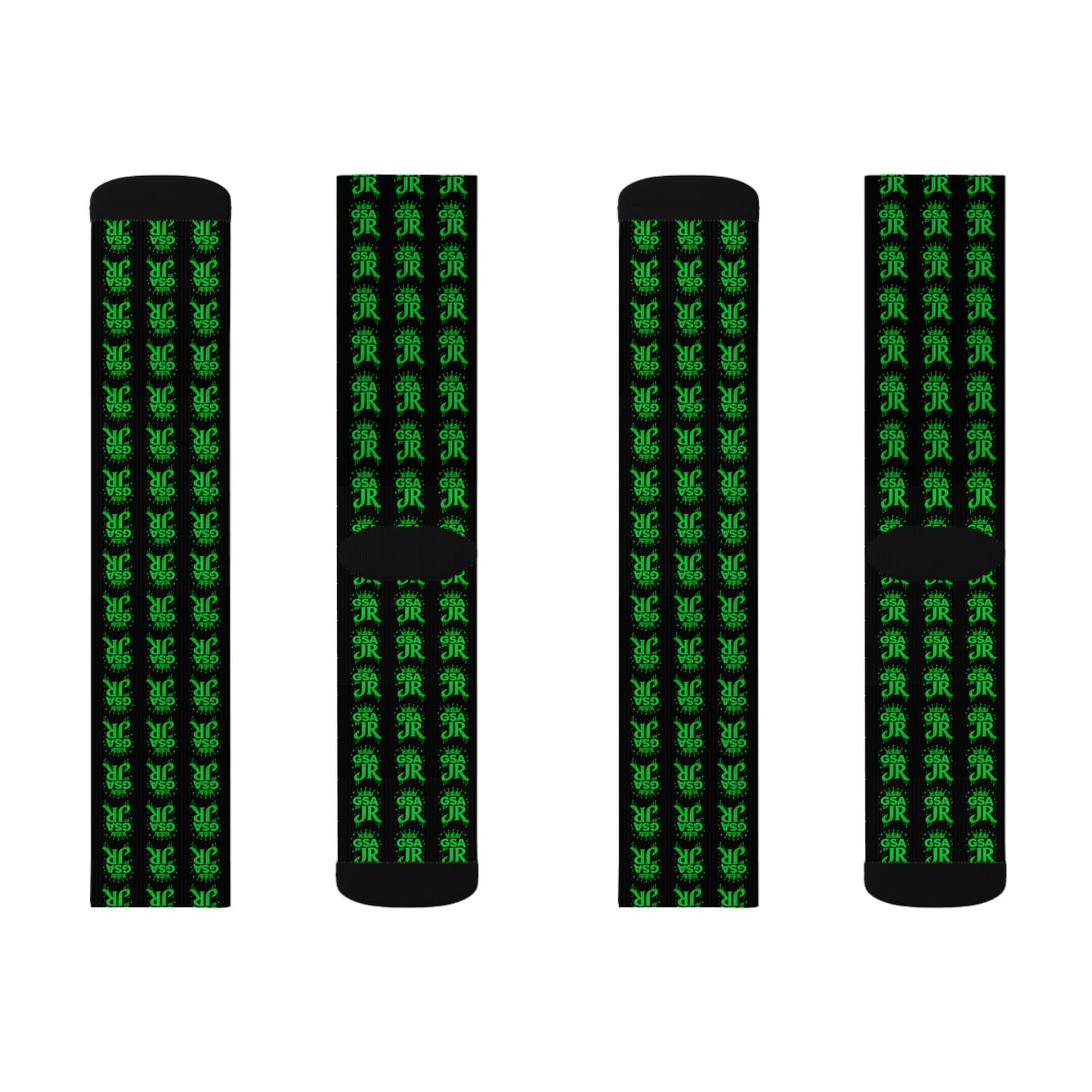 Green Crew Socks