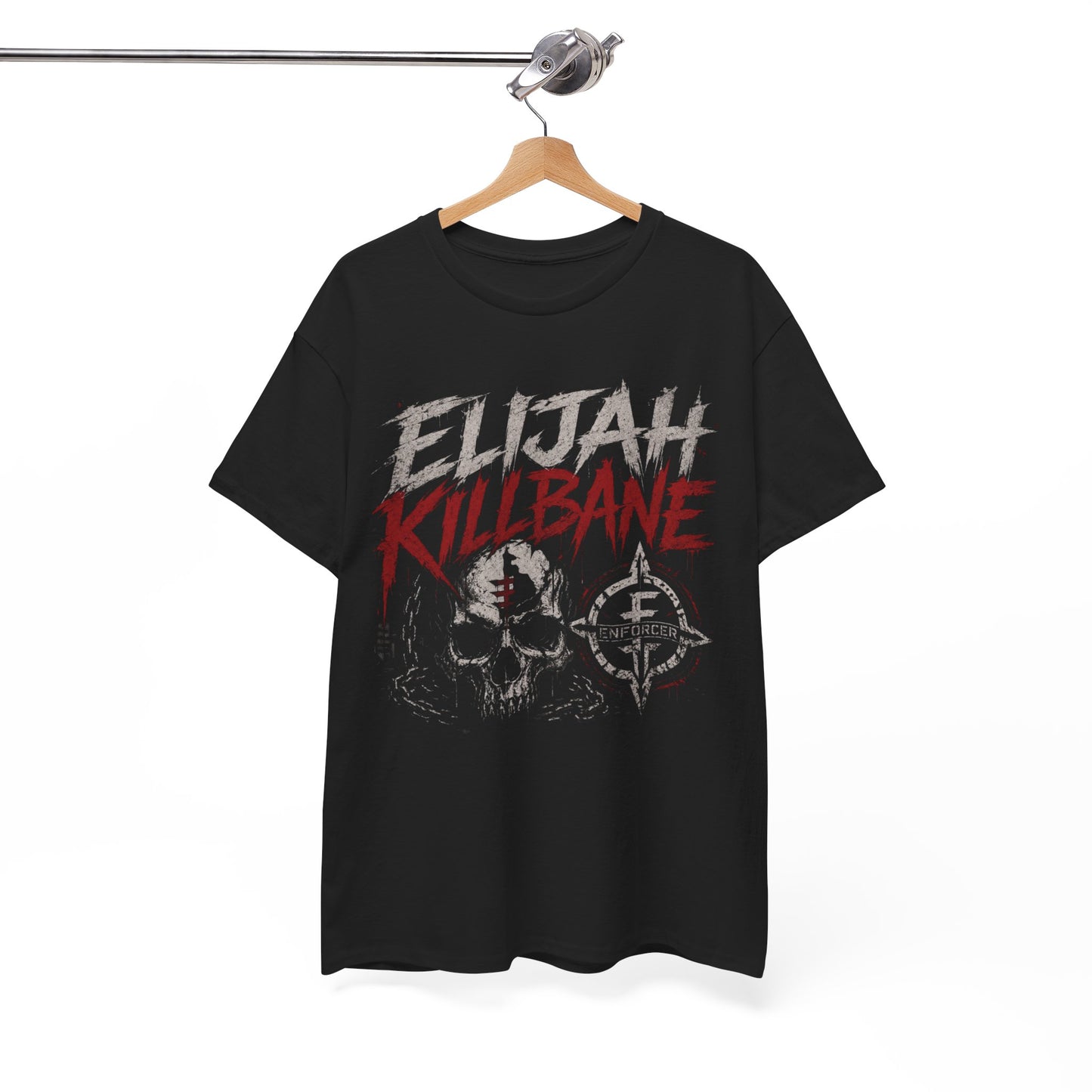 ELIJAH KILLBANE Skull Band " Enforcer " Tee