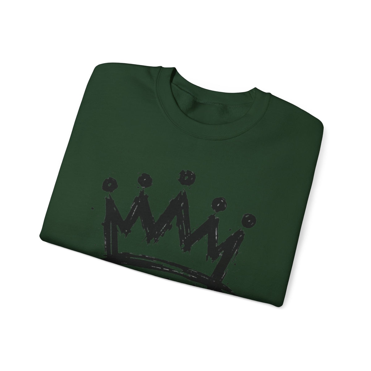Black Crown' Crewneck Sweatshirt