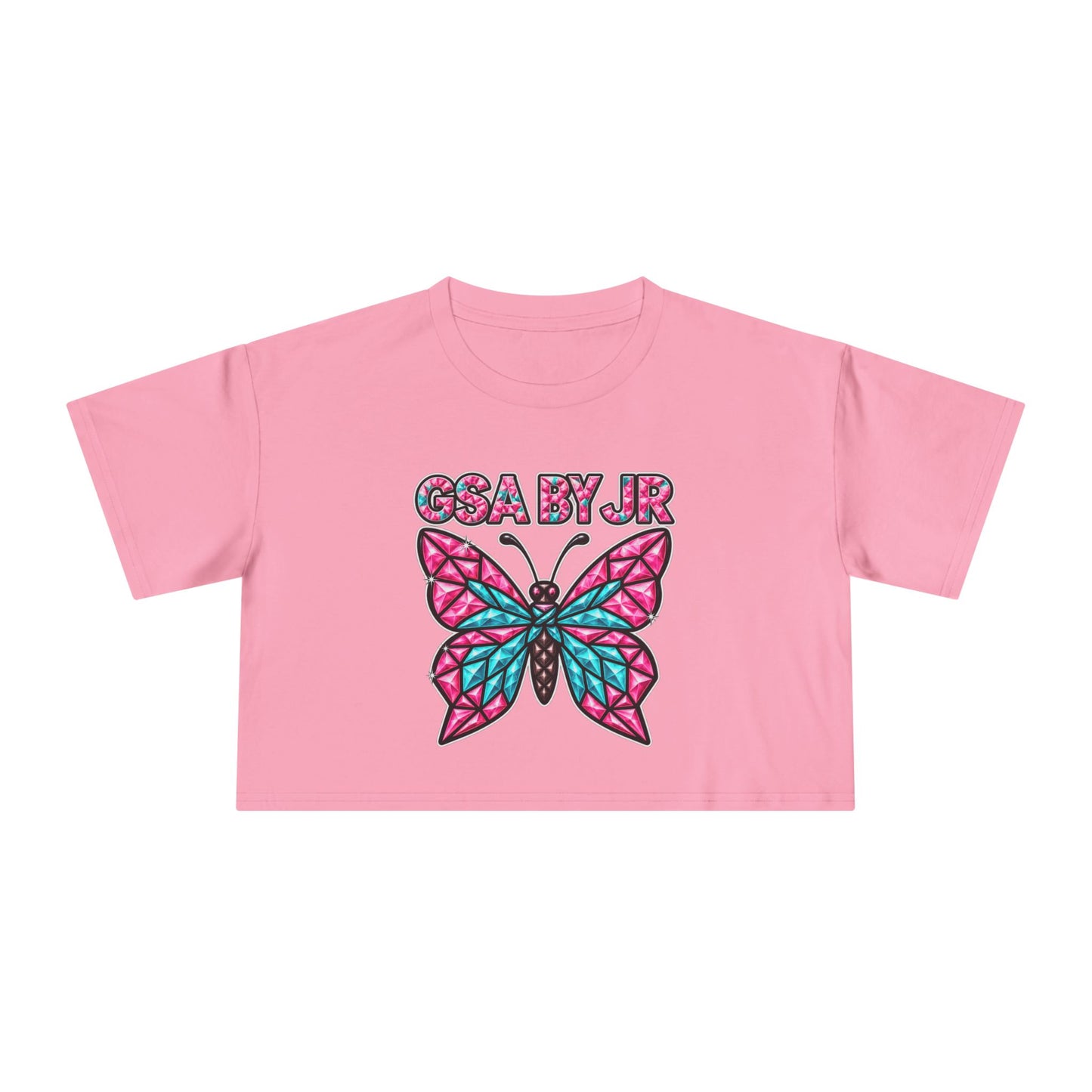 Butterfly Graphic Crop Tee
