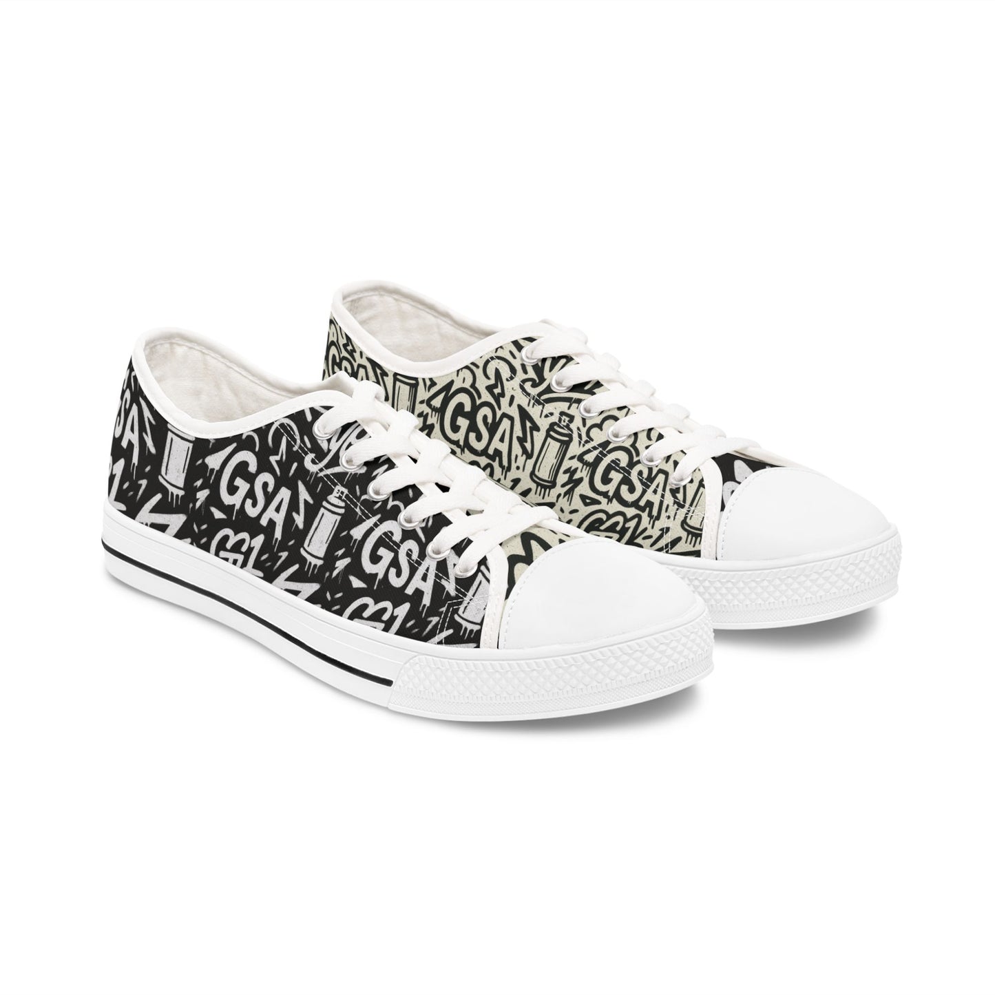 WOMENS GSA G1 Low Top Sneakers - Yin & Yang