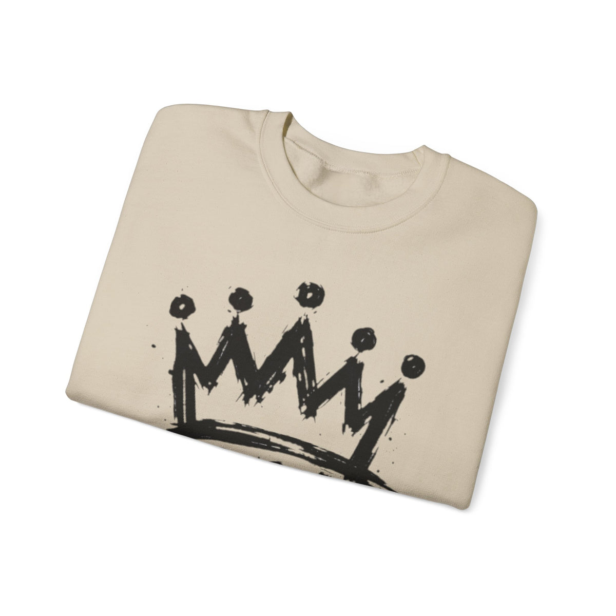 Black Crown' Crewneck Sweatshirt