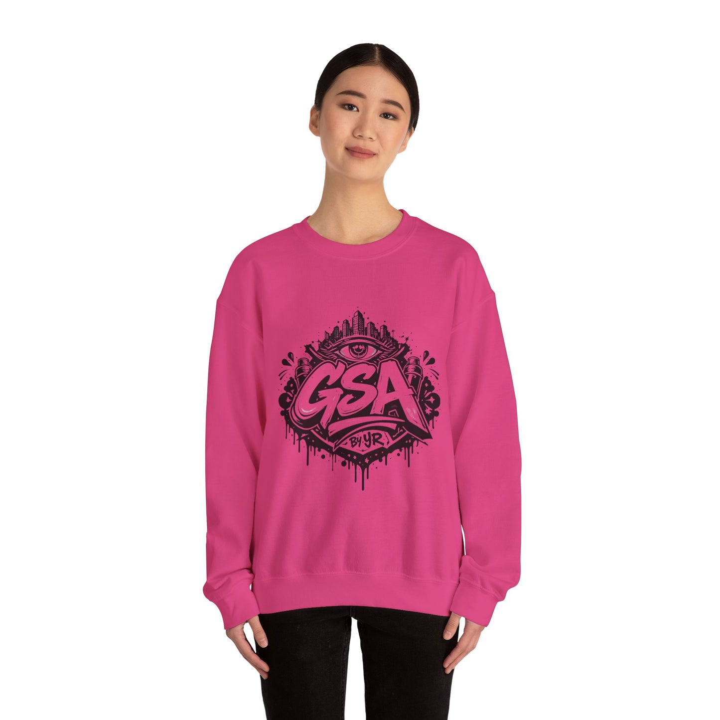 GSA BY JR Graffiti Eye Streetwear Crewneck