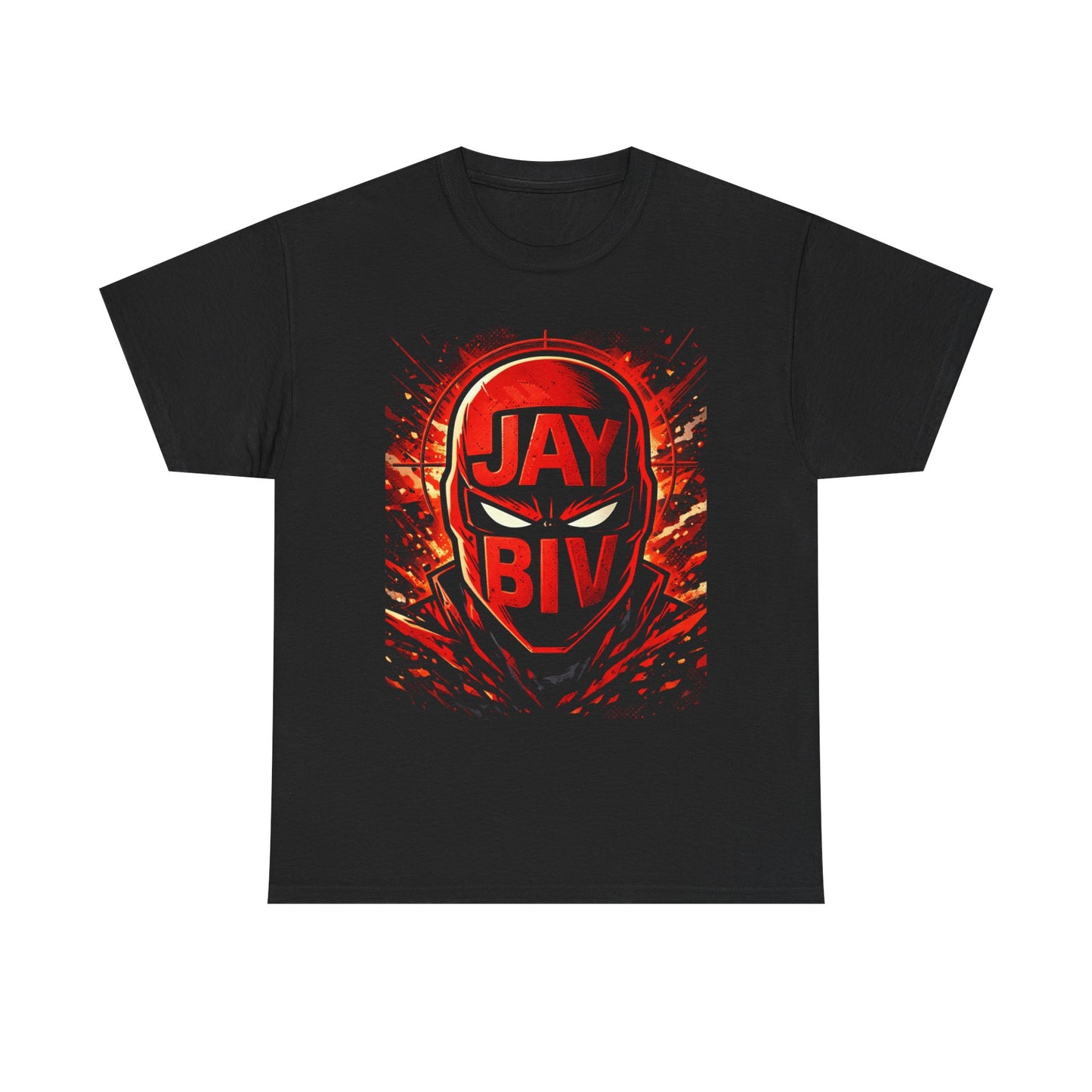 JAY BIV Red Mask Emblem Tee