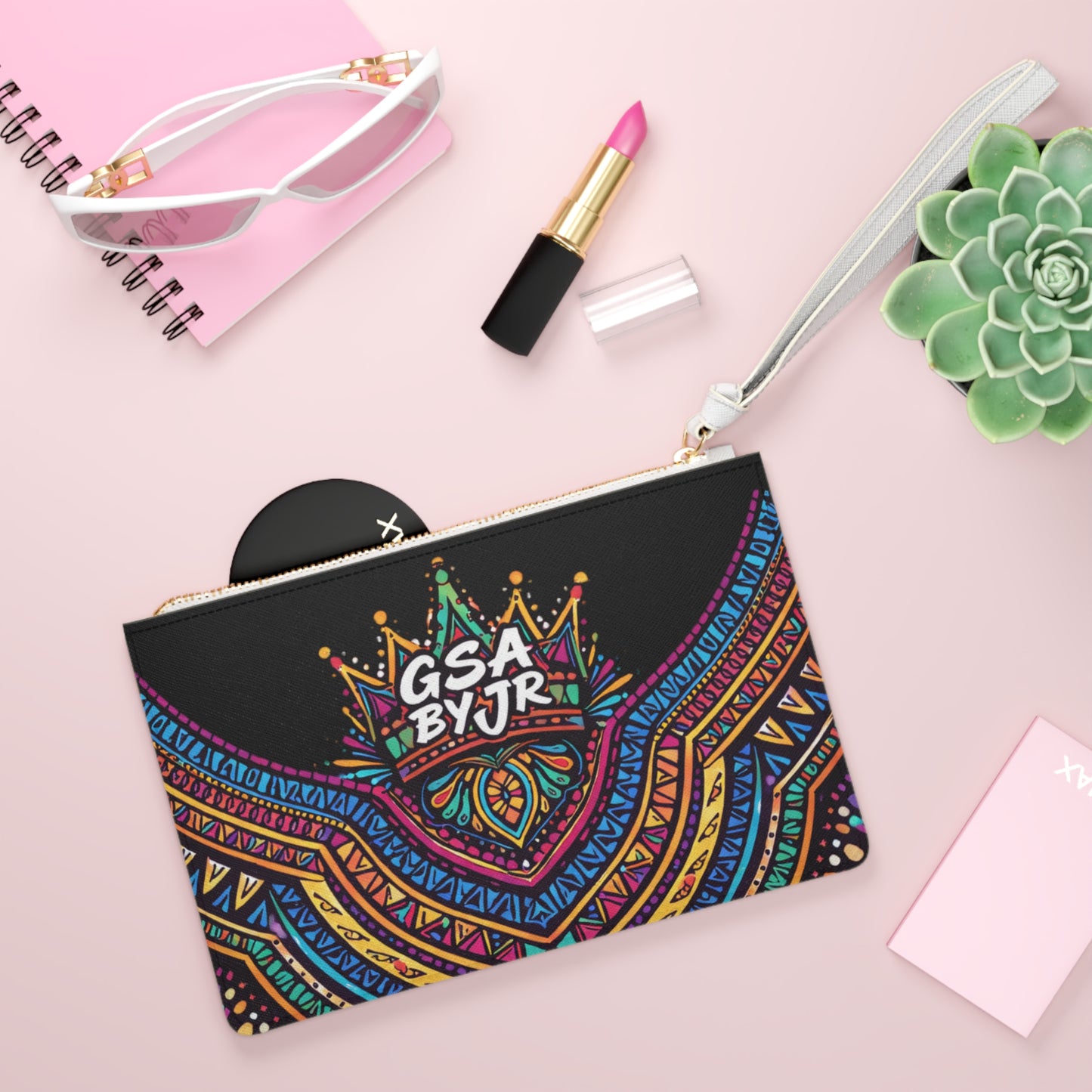 GSA BY JR Boho Mandala Wristlet Clutch Bag