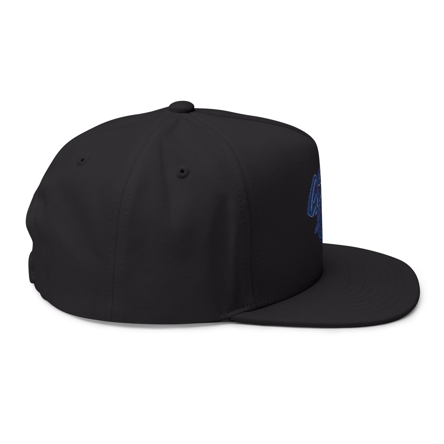 Blue Graffiti Flat Bill Cap