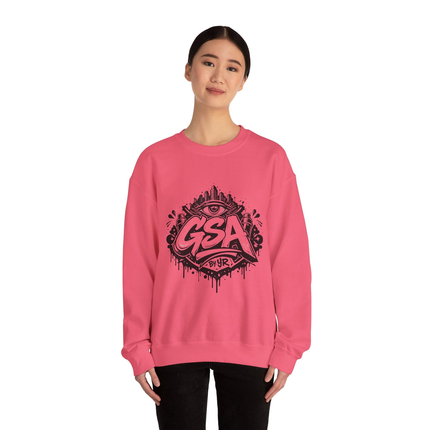 GSA BY JR Graffiti Eye Streetwear Crewneck