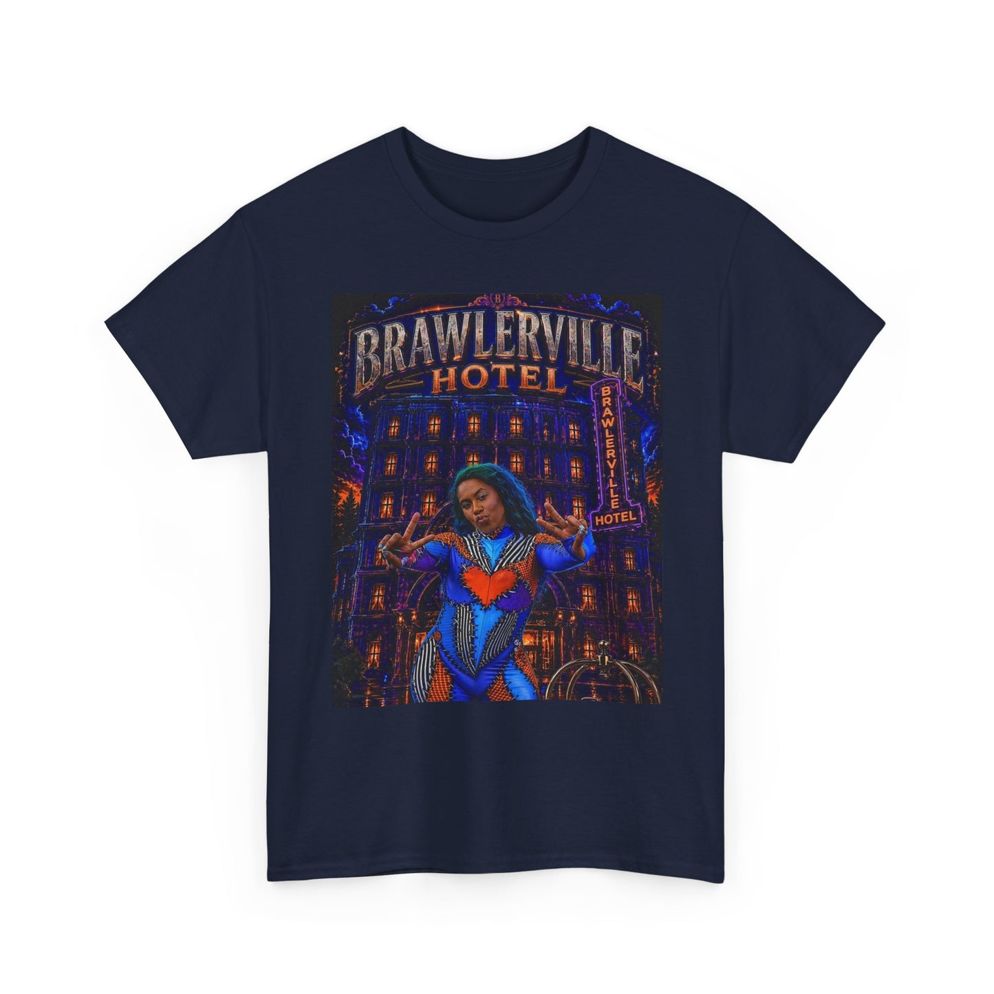 BRITANY KAY " Brawlerville Hotel " Graphic Tee