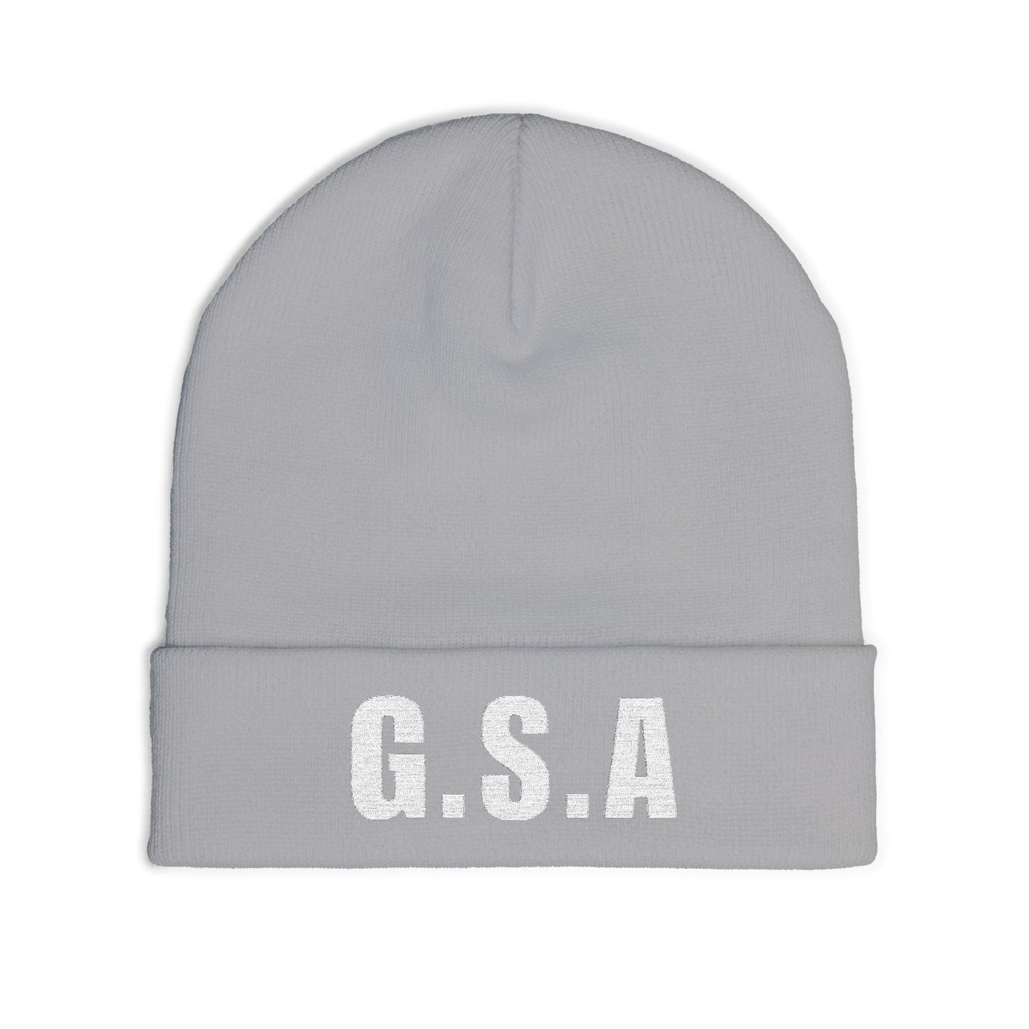 GSA BY JR ' Throwback Beanies ( White GSA )