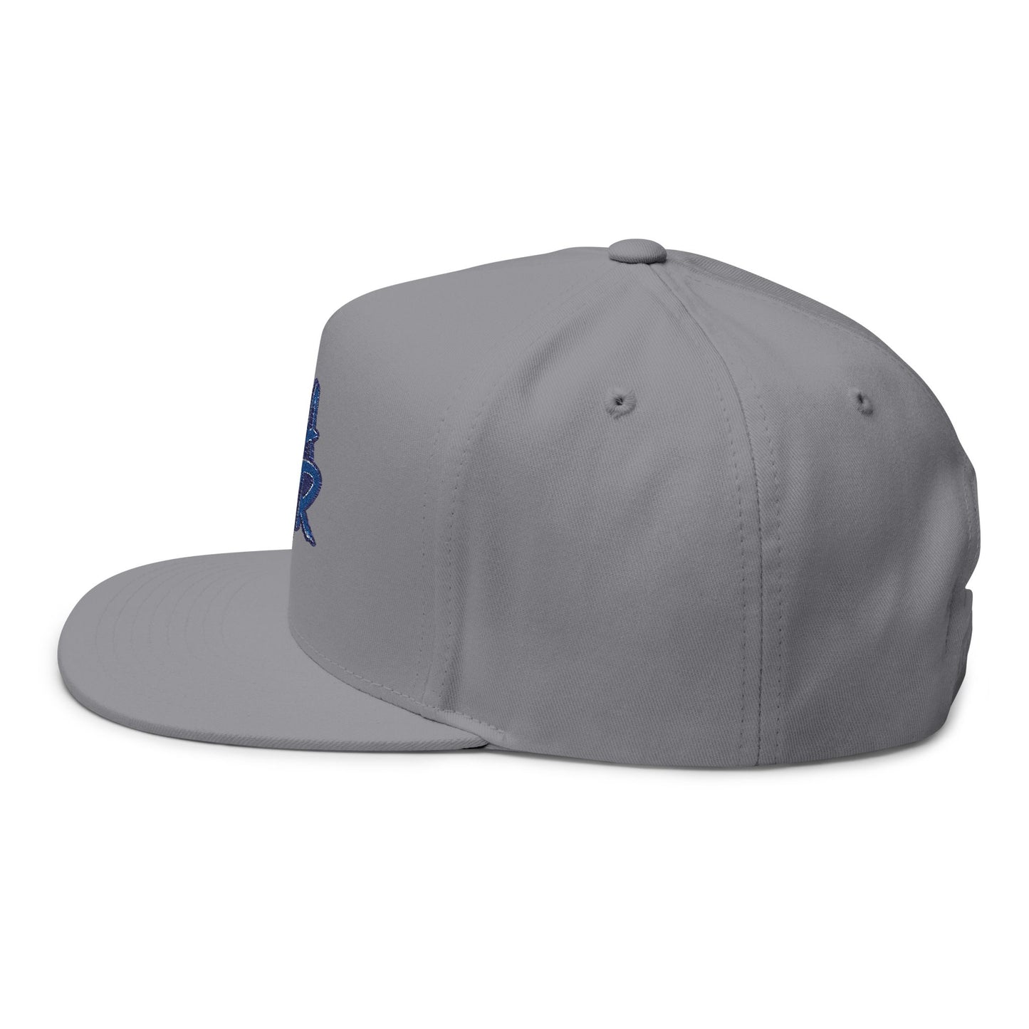 Blue Graffiti Flat Bill Cap