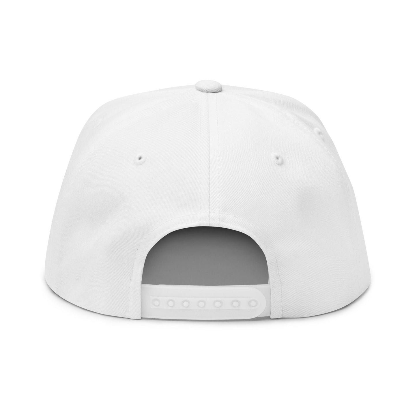 Red Graffiti Flat Bill Cap