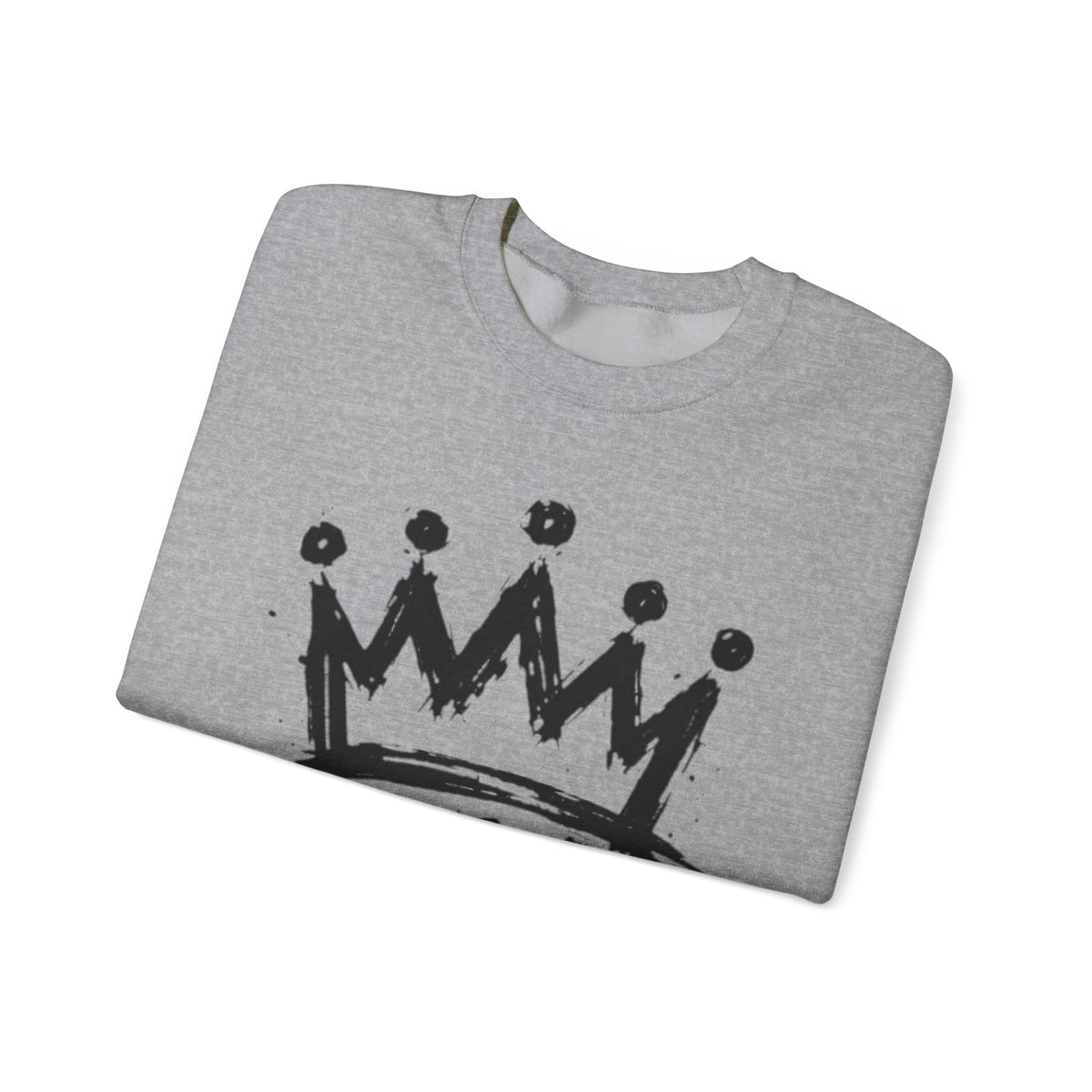 Black Crown' Crewneck Sweatshirt