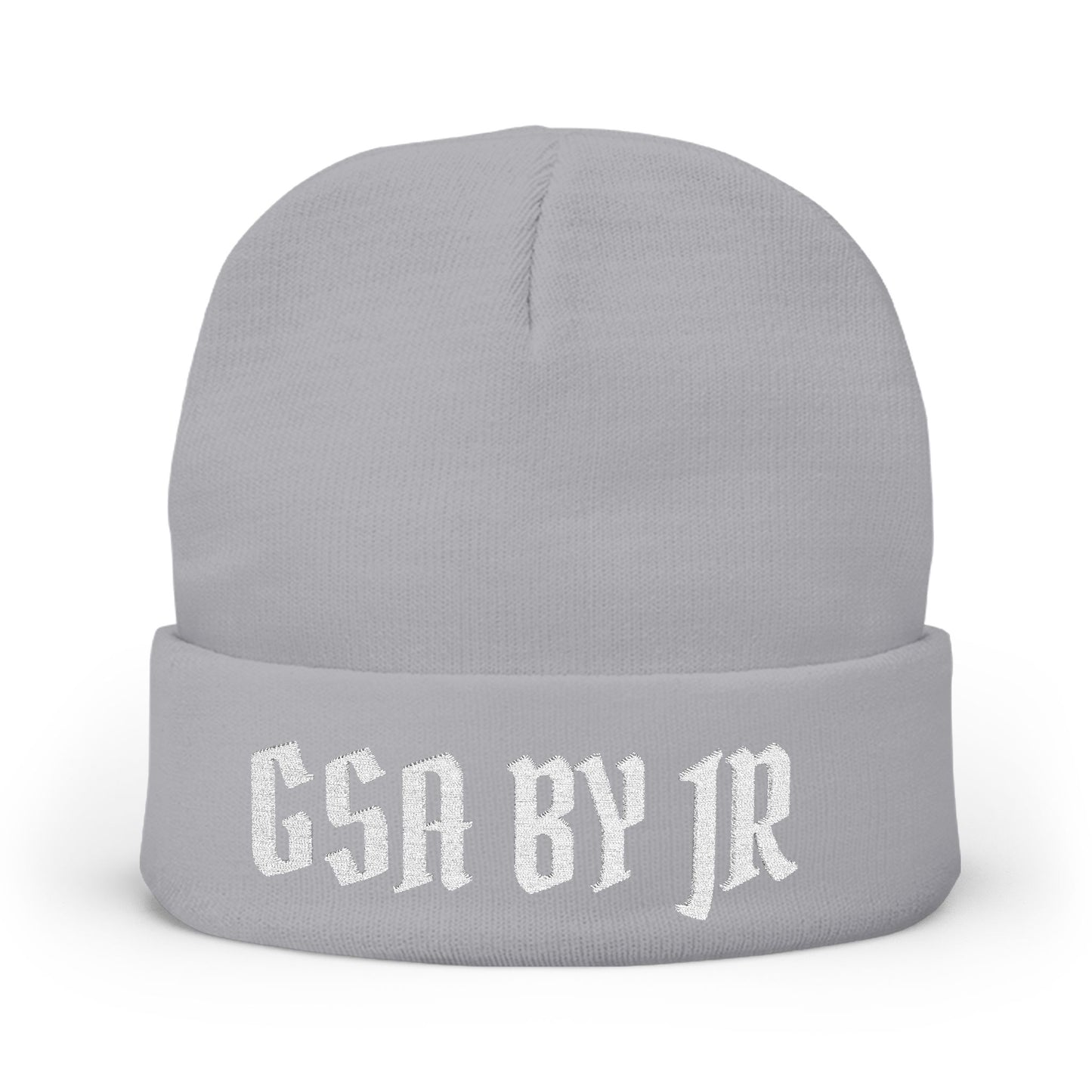 Knit Beanie - White GSA
