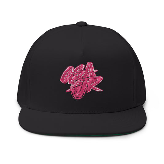 Pink Graffiti Flat Bill Cap