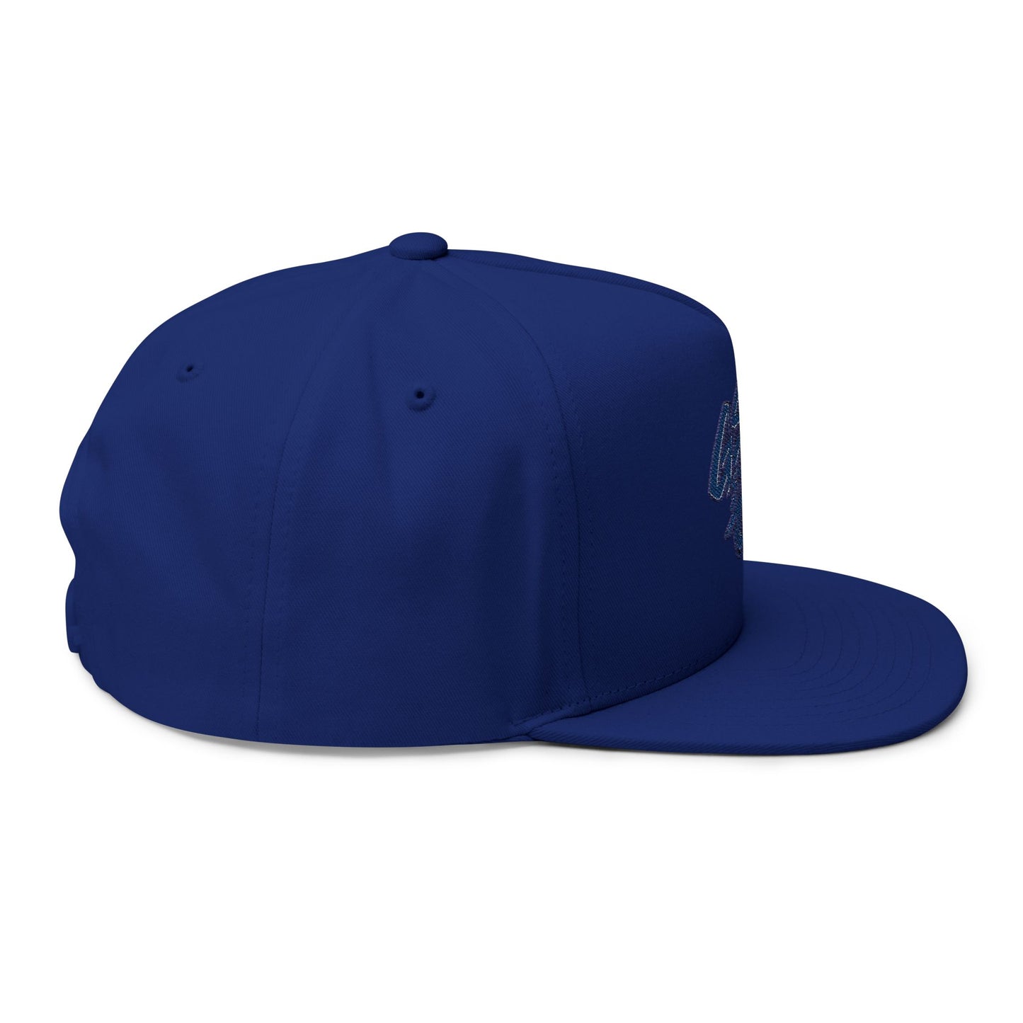Blue Graffiti Flat Bill Cap