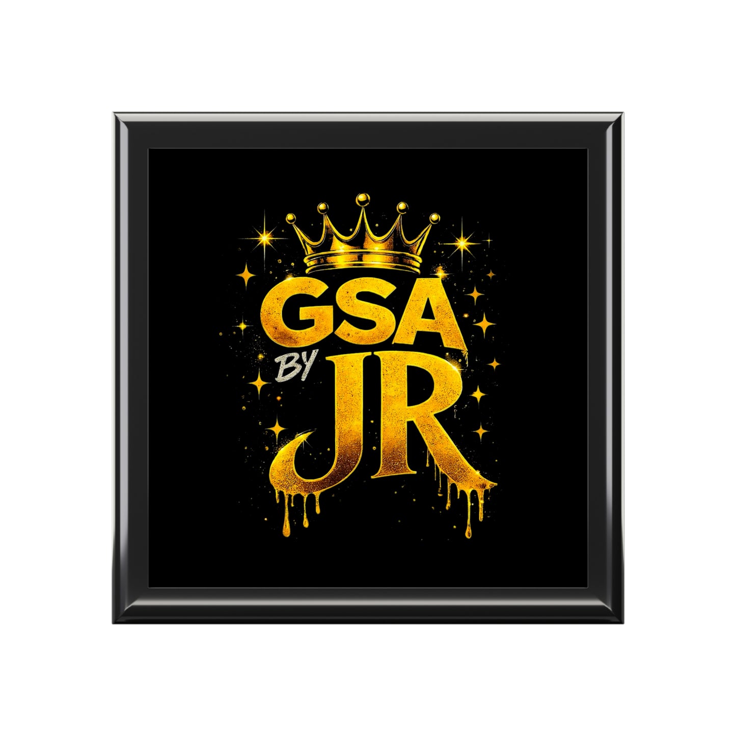 GSA BY JR Gold Jewelry Box