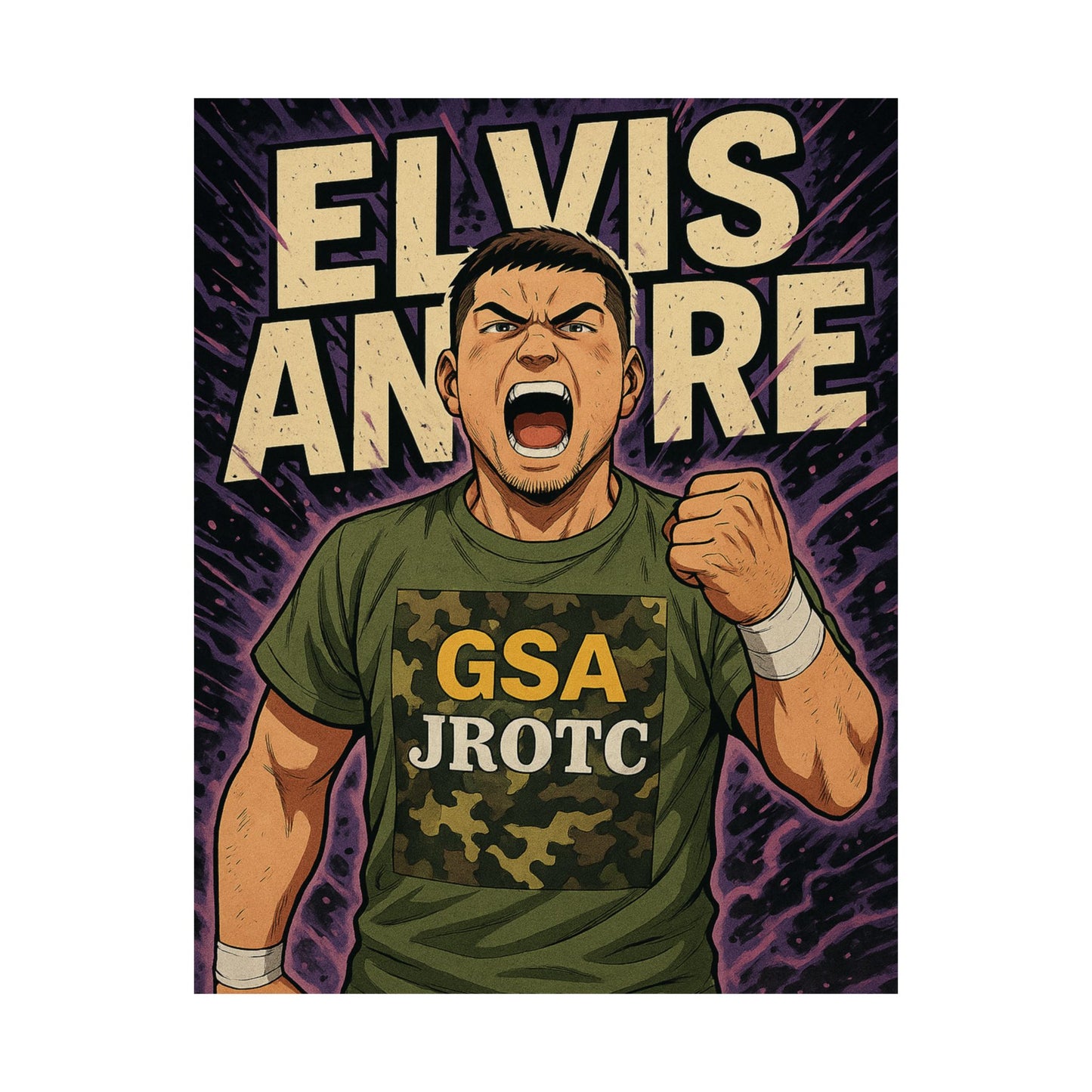 THE JROTC ANIME POSTER: ELVIS ANDRE