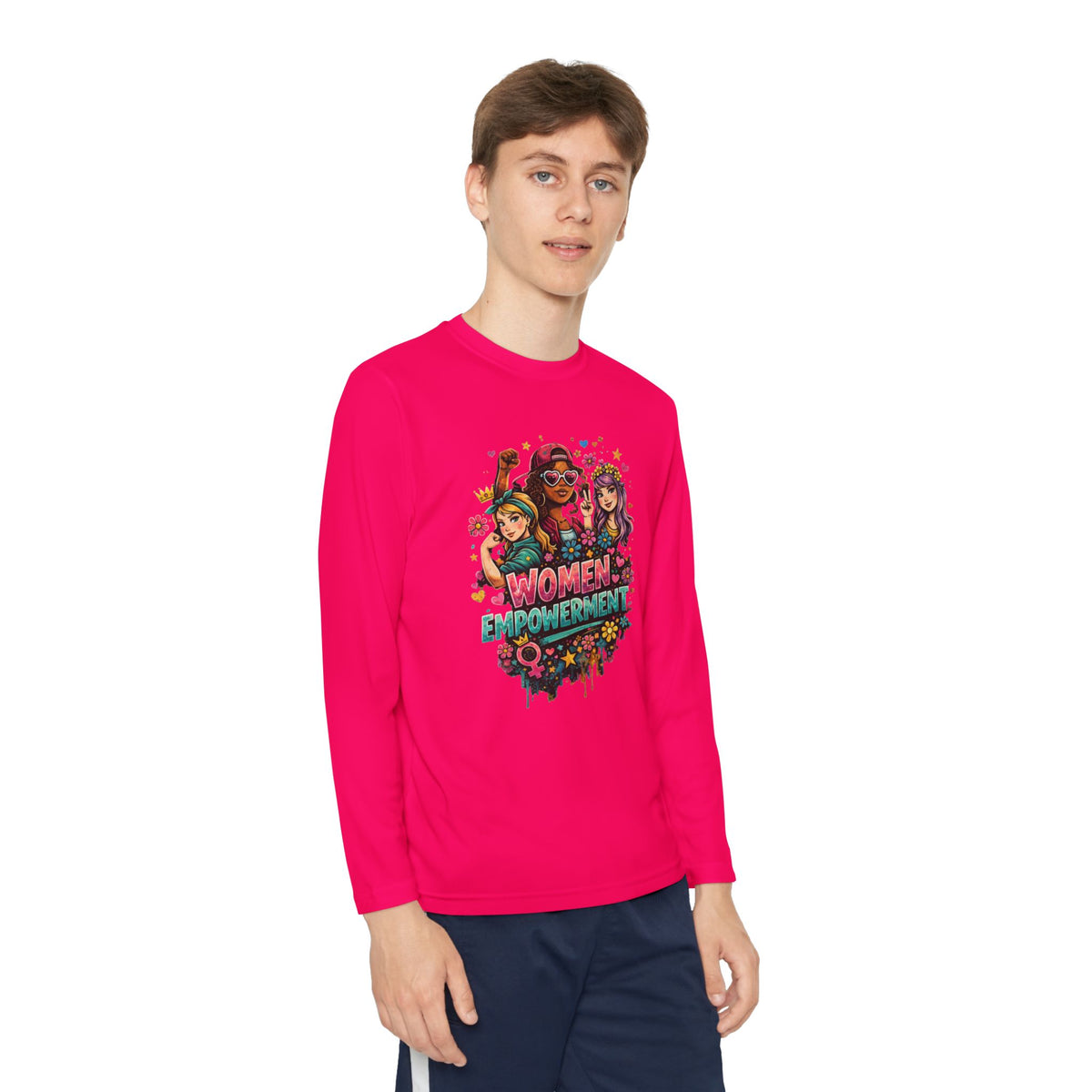 Women Empowerment ' Youth Long Sleeve Tee