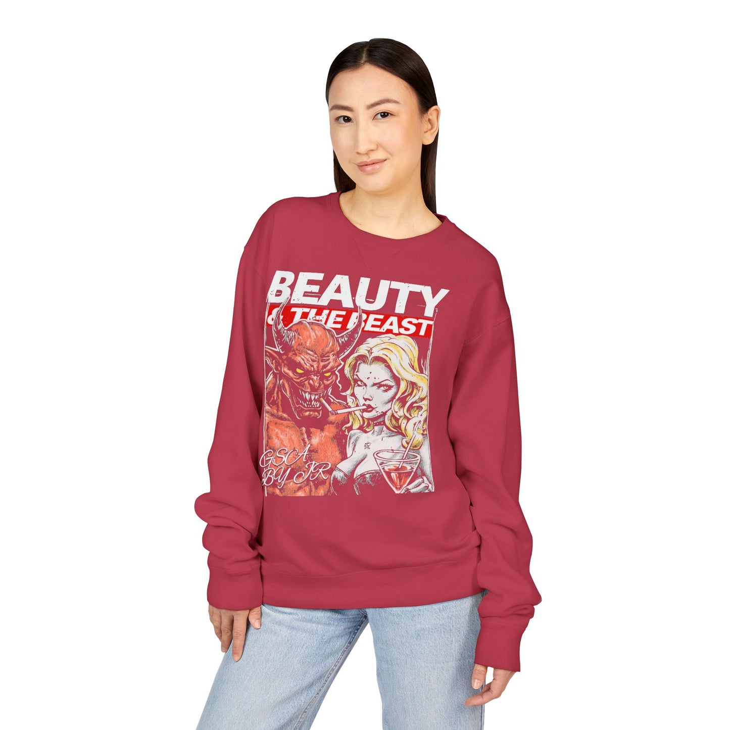 GSA ' Beauty & Sin Graphic Sweatshirts