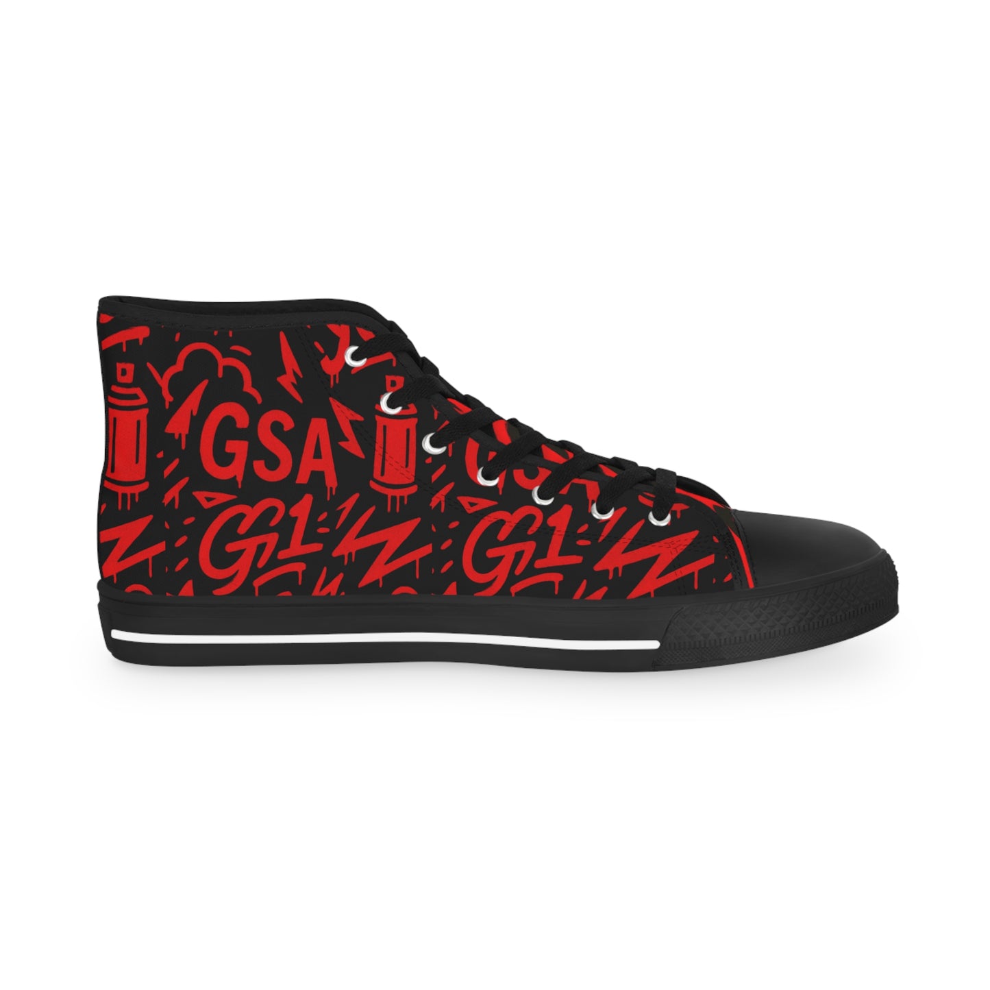 GSA G1 High Top Sneakers- Bloody Red
