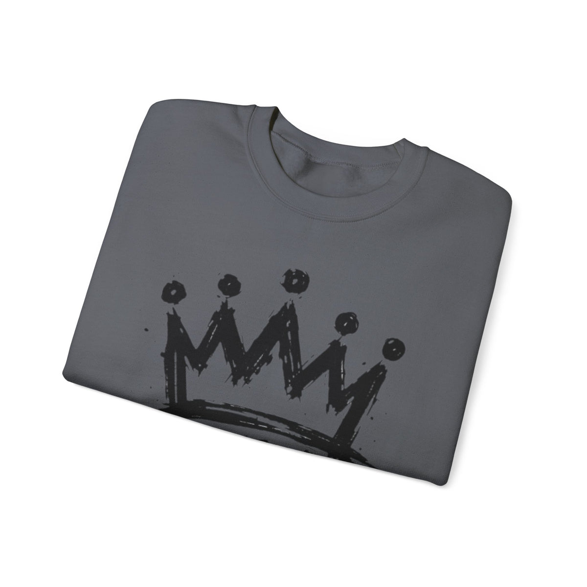 Black Crown' Crewneck Sweatshirt