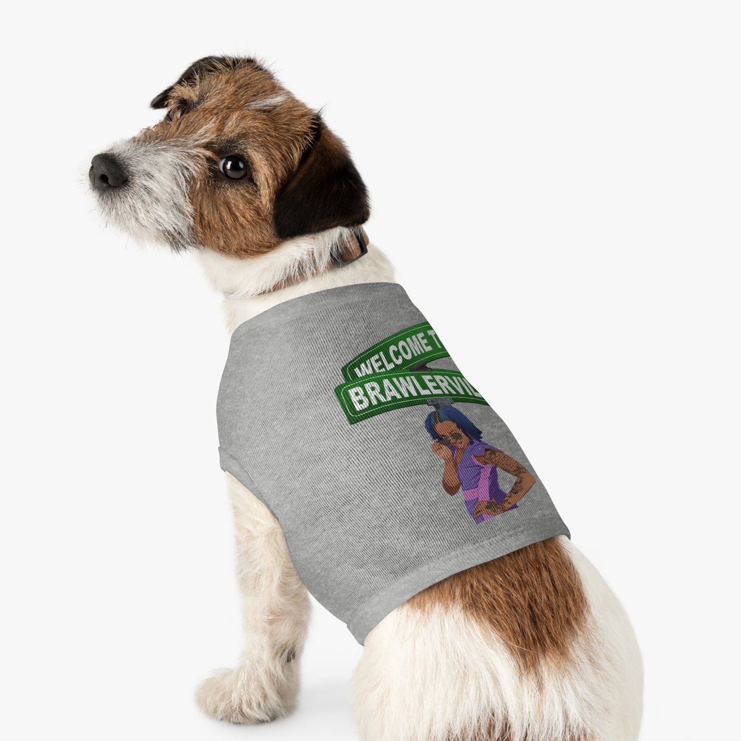 Britany Kay "Welcome to Brawlerville" Pet T-shirts