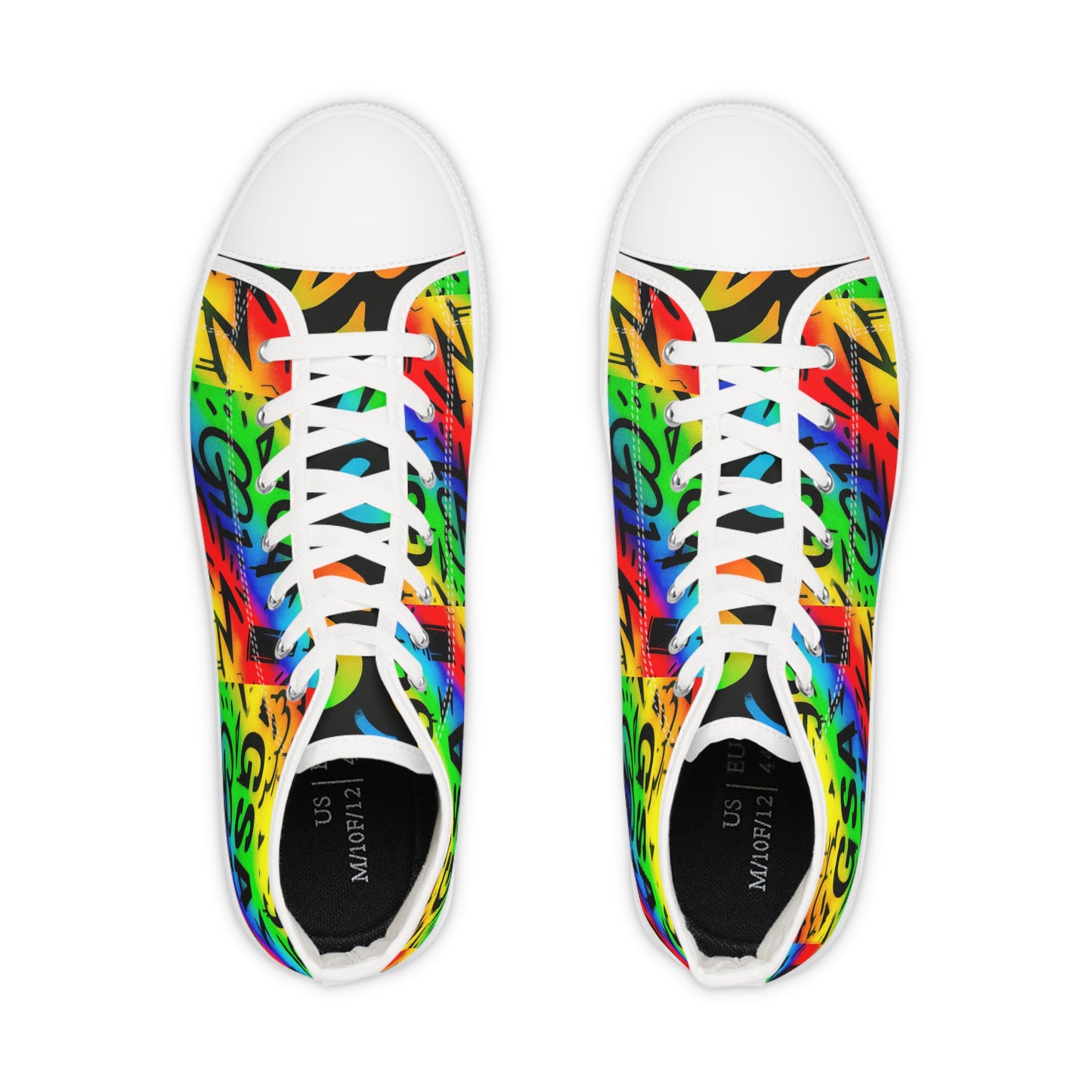 GSA G1 High Top Sneakers- Rainbow