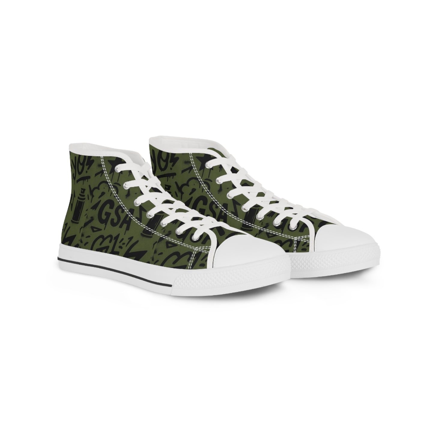 GSA G1 High Top Sneakers- Army Green