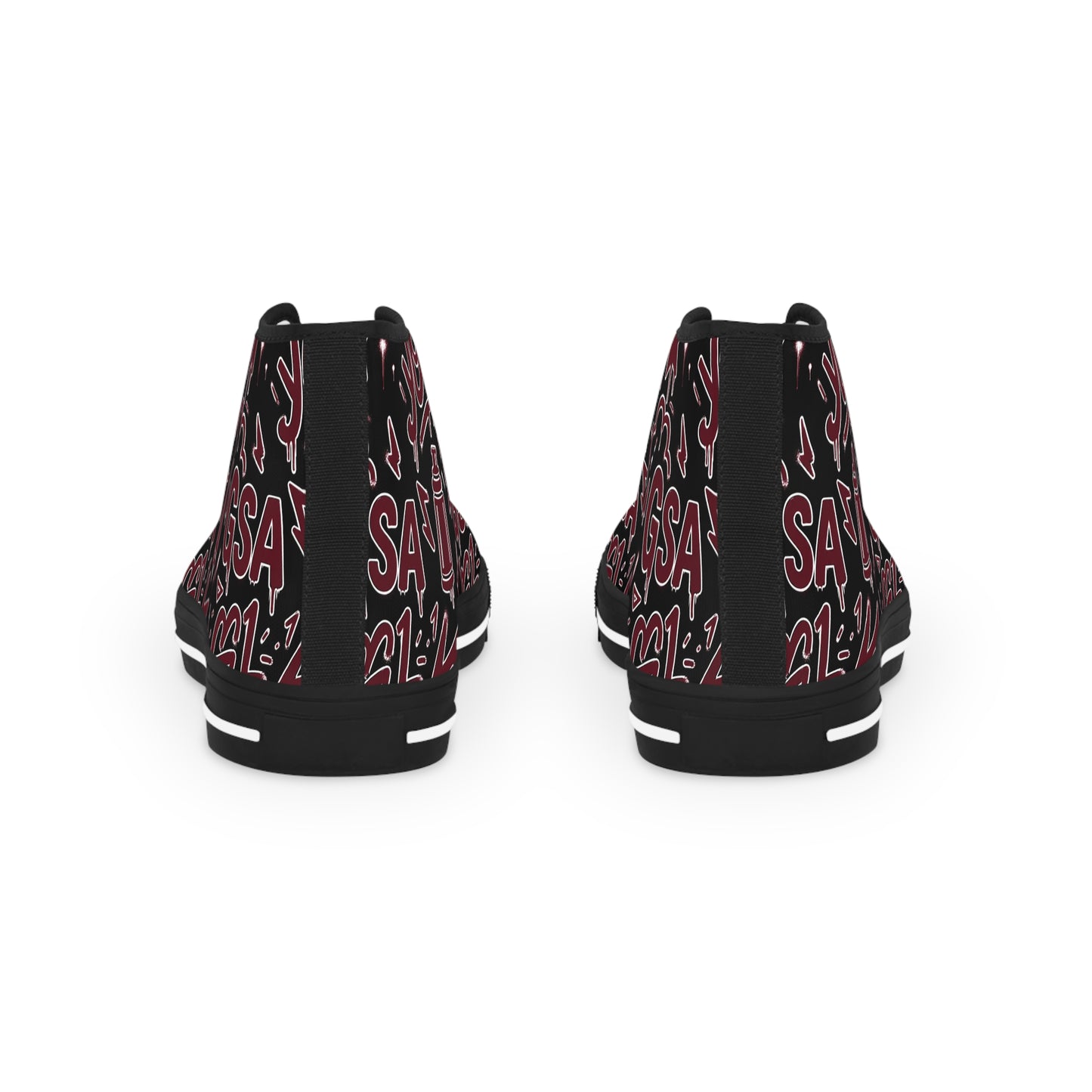 GSA G1 High Top Sneakers- Berry Burgundy