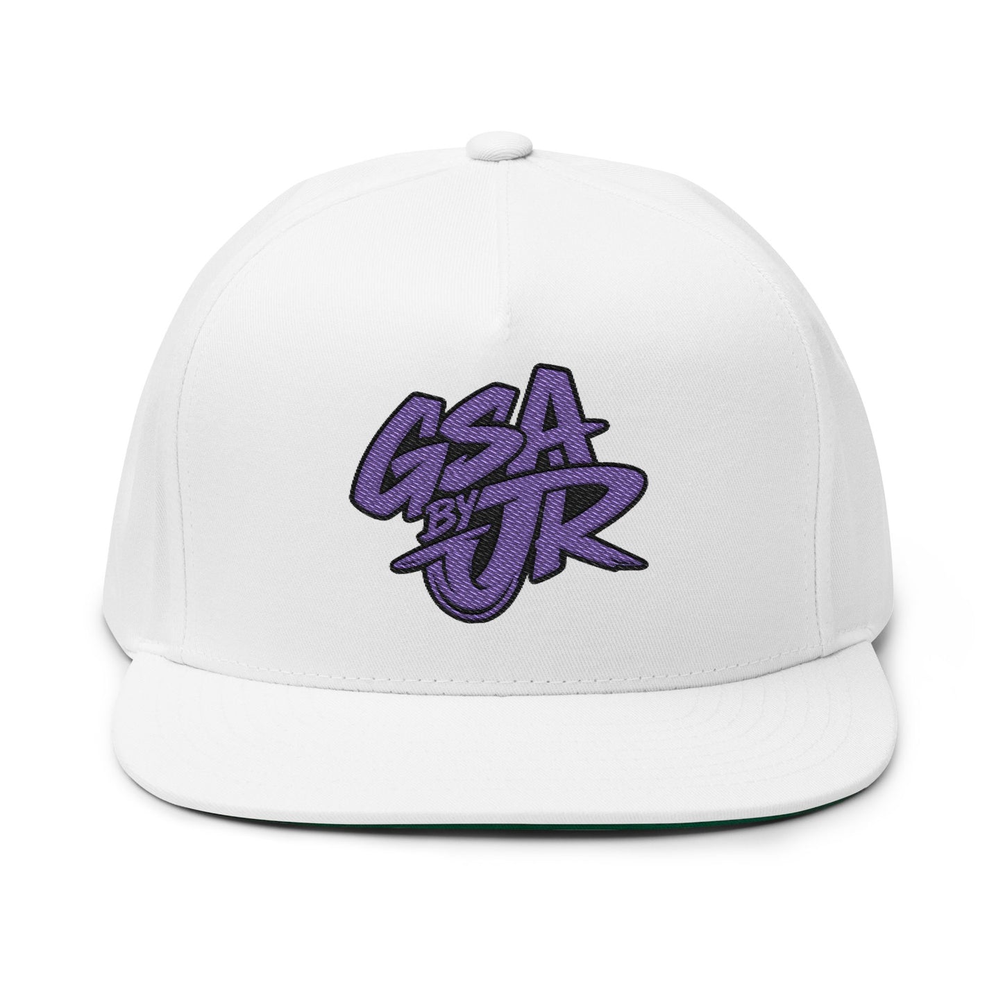 Purple Graffiti Flat Bill Cap