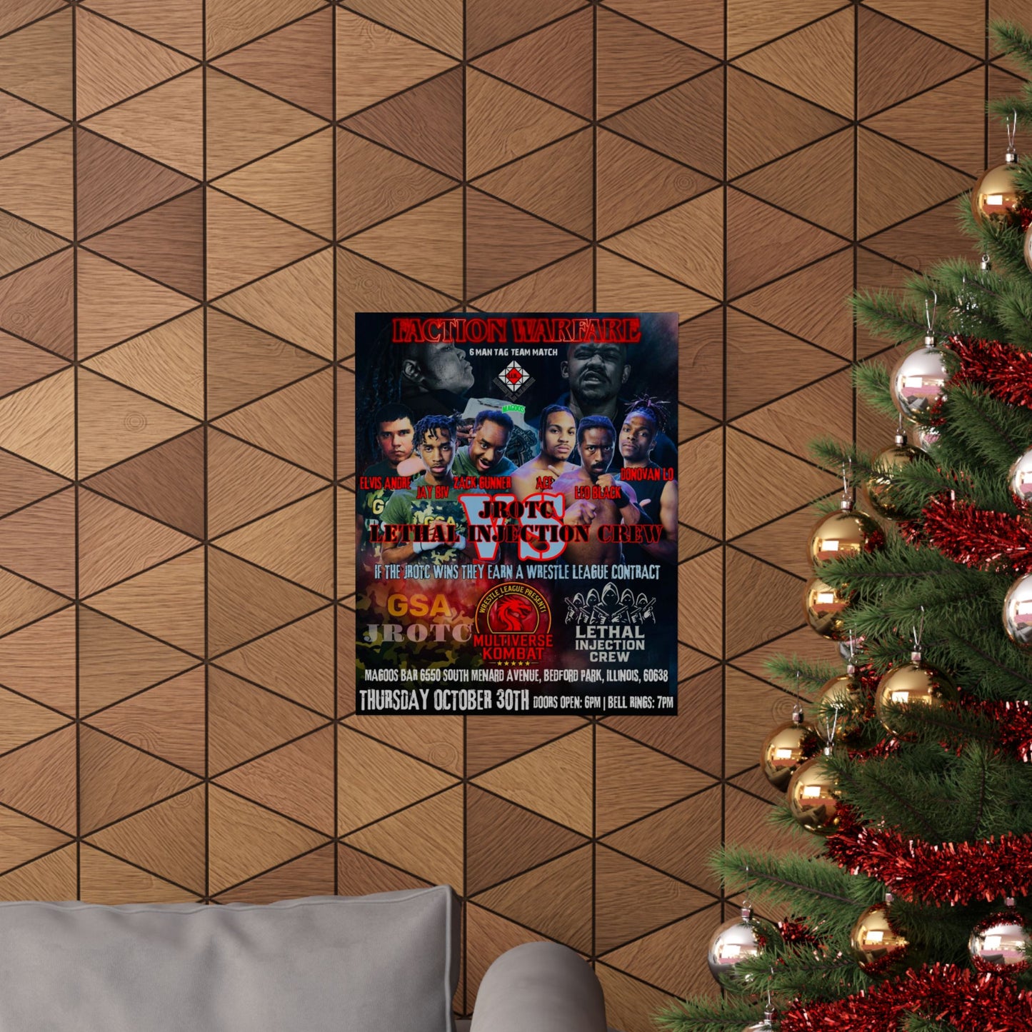 THE JROTC VS LIC POSTER ( Multiverse Kombat ) - Version 1
