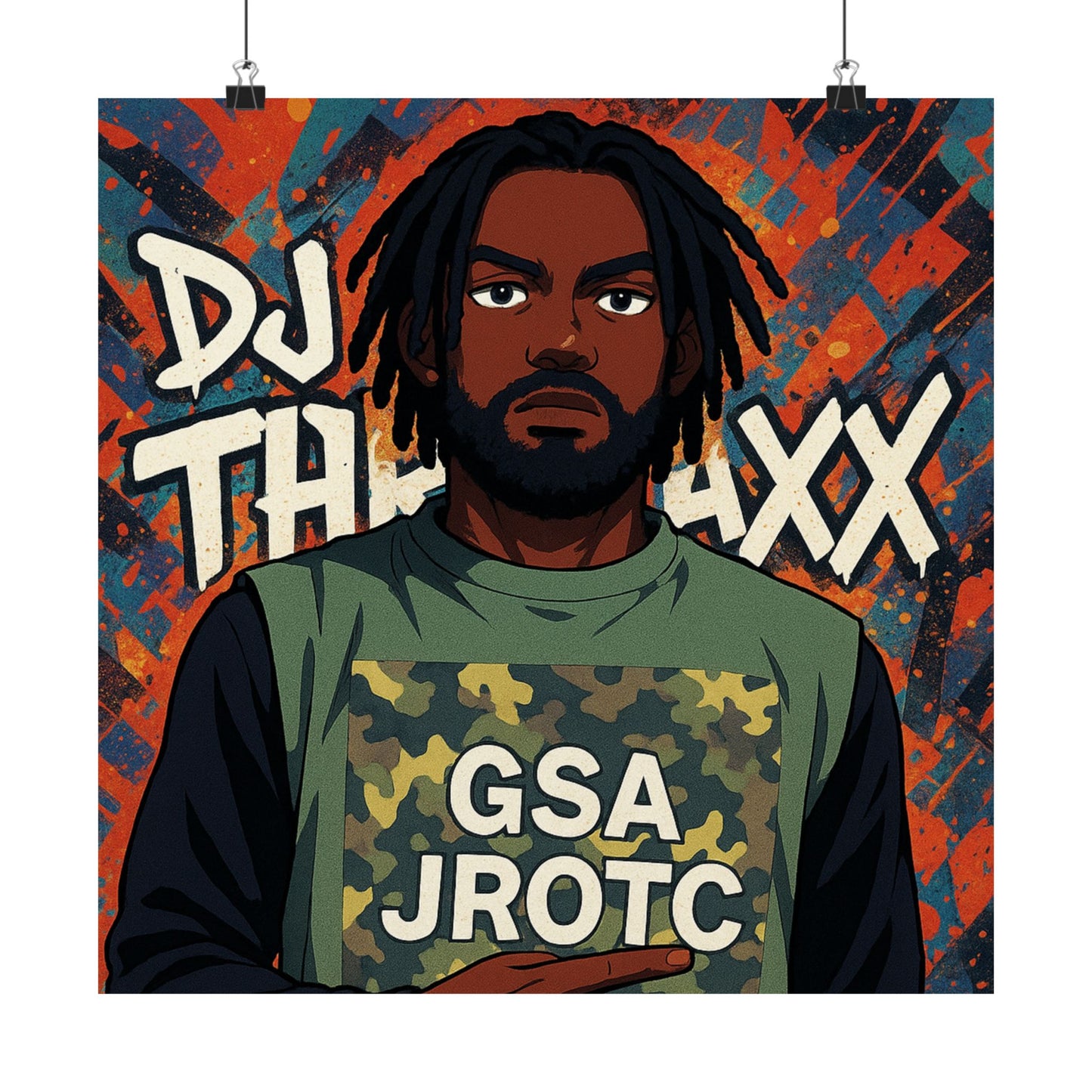 THE JROTC ANIME POSTER: DJ THRAXX