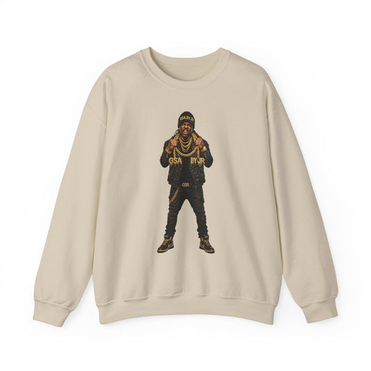 GSA  BY JR Gold Chains Sweatshirt
