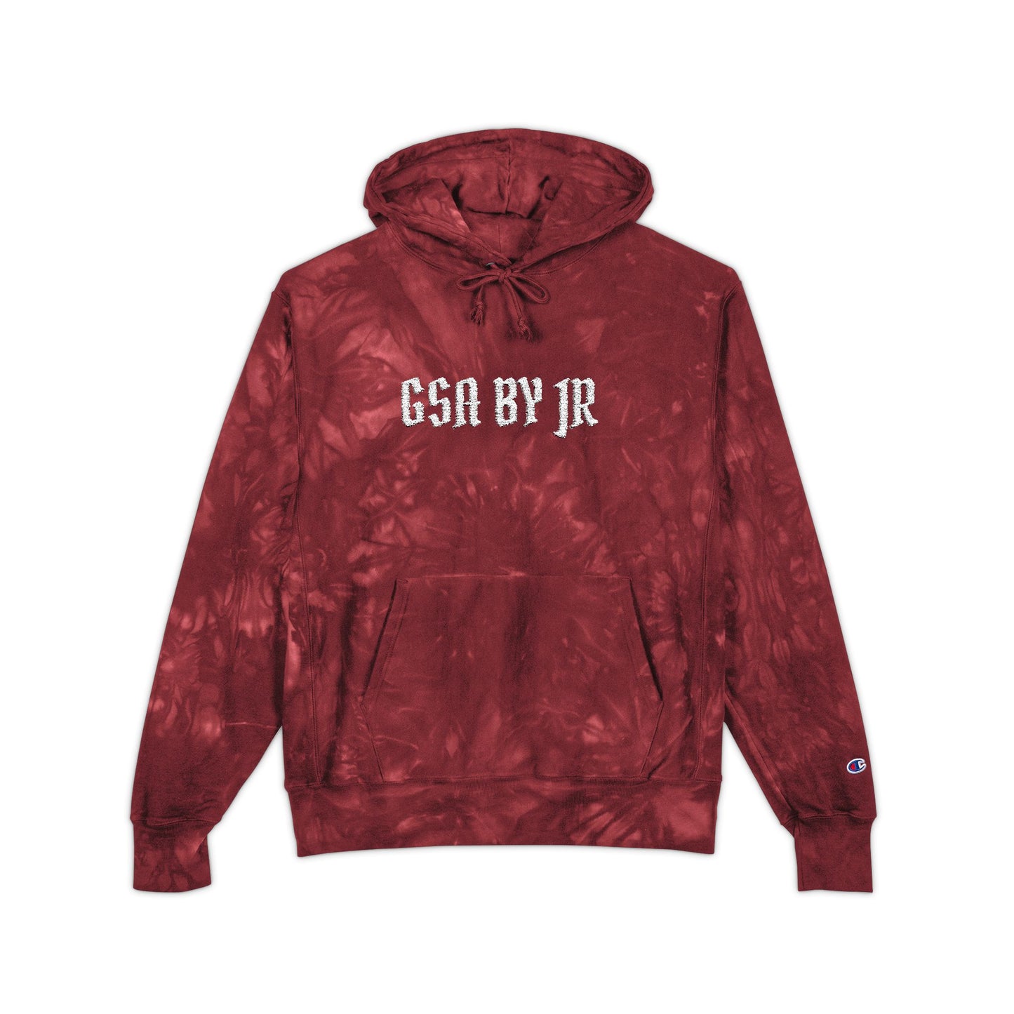 Tie-Dye Graphic Hoodie - Embroidered